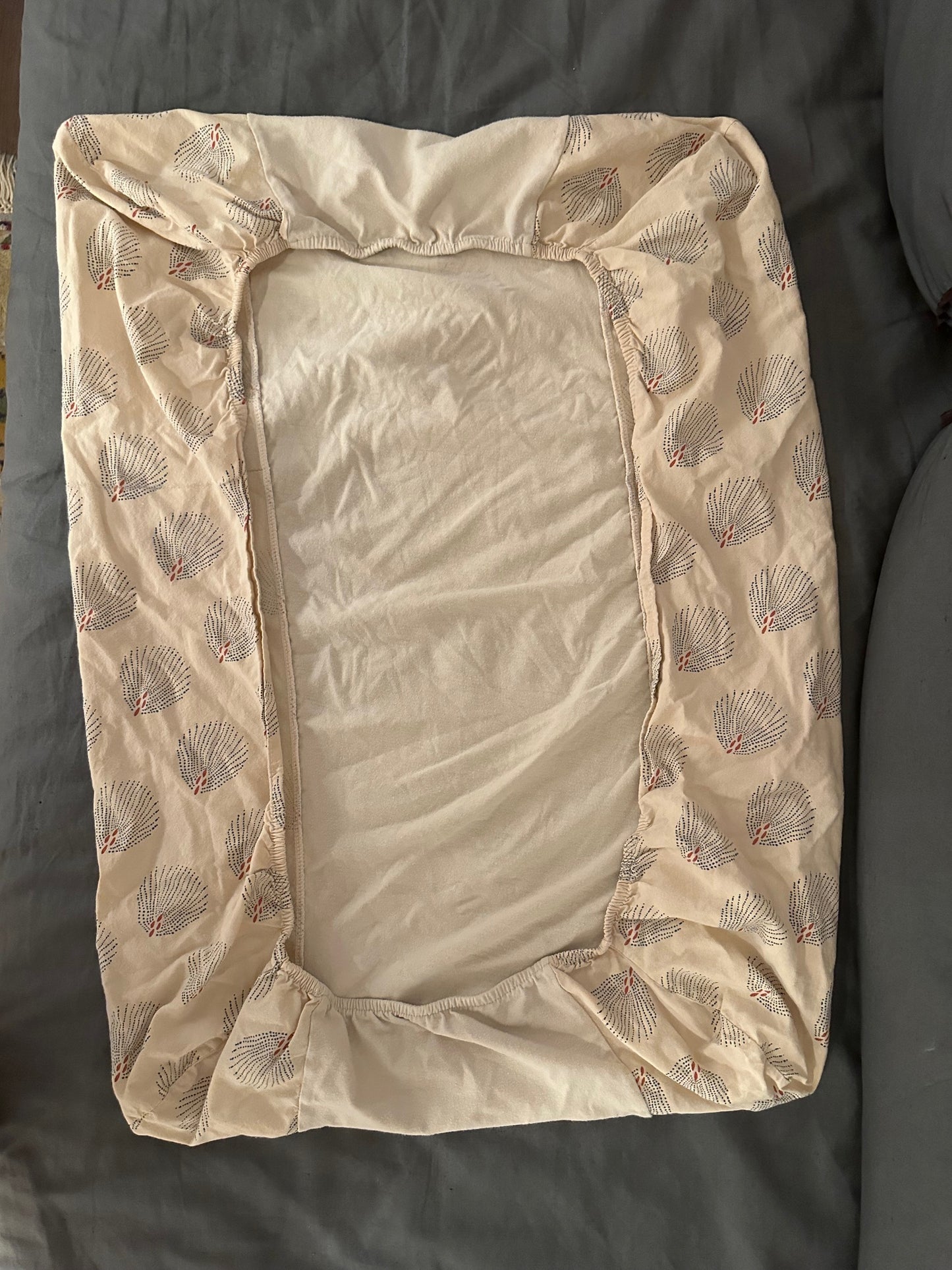 Housse de matelas CALMA 70X50 BLEU GATSBY CREME
