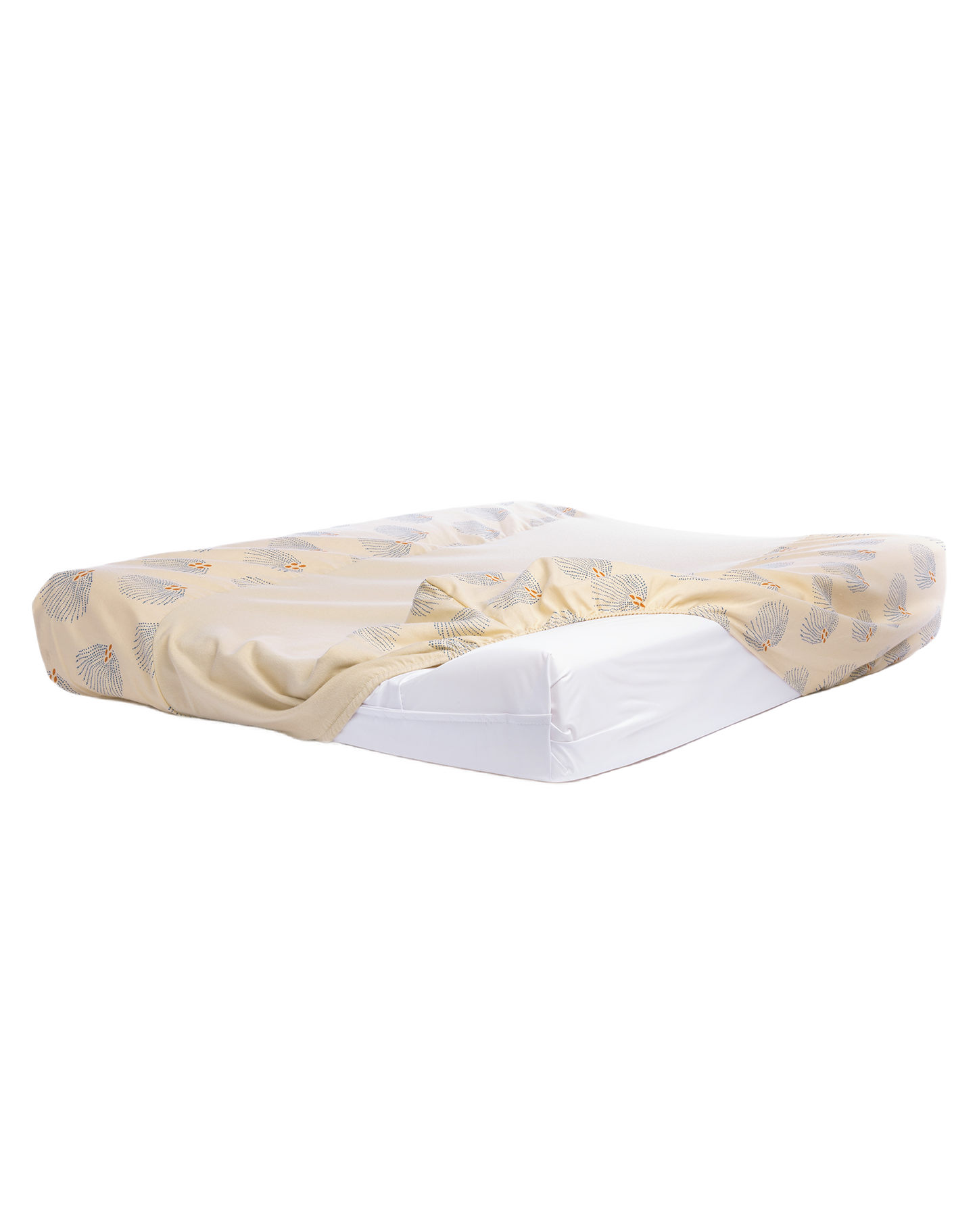Housse de matelas CALMA 70X50 BLEU GATSBY CREME