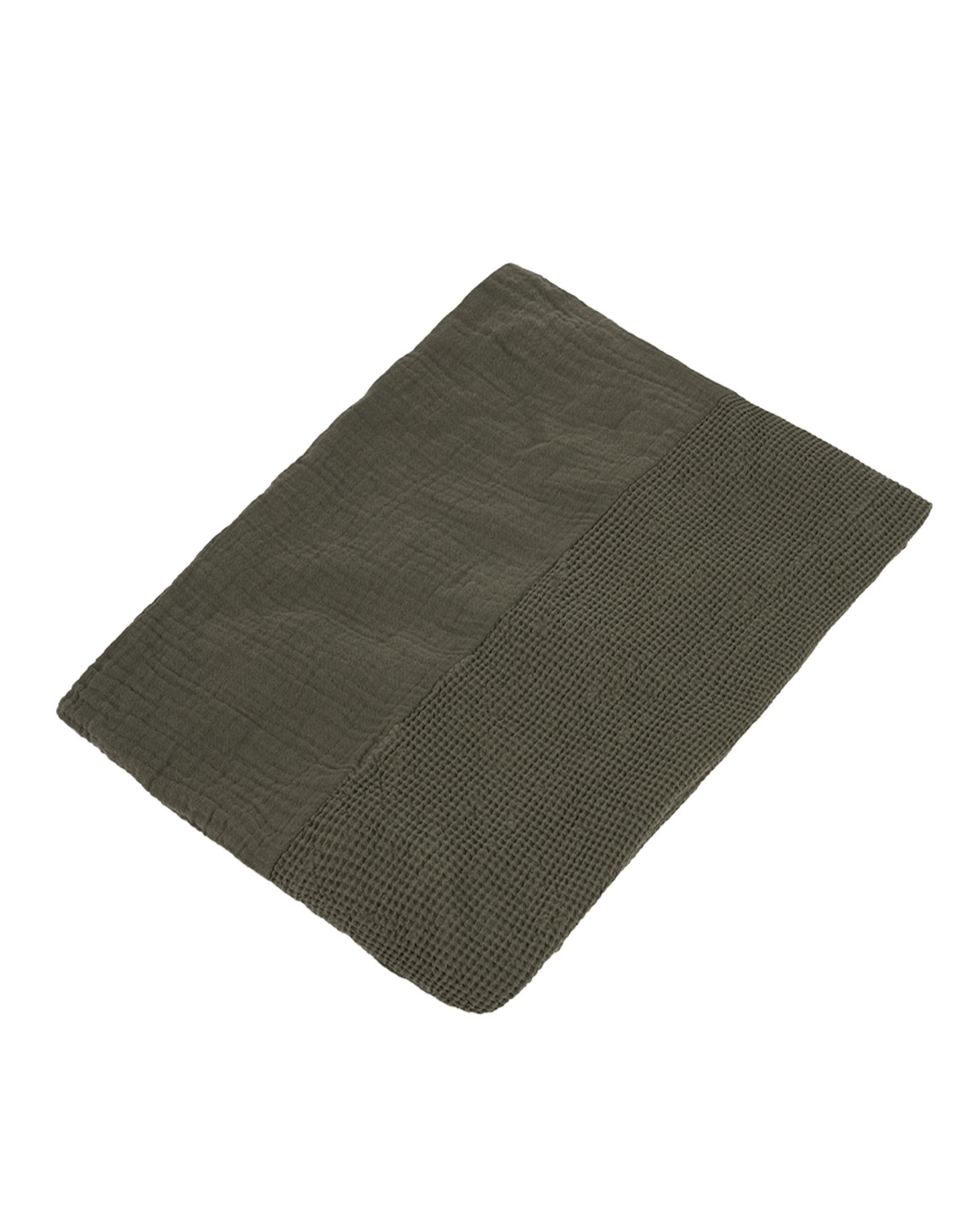 Matelas à langer imperméable et housse Wabi-Sabi en coton lavé