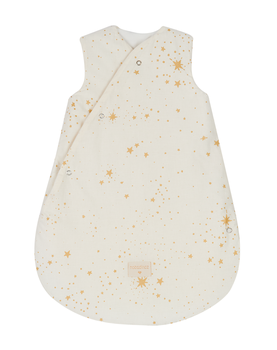 SNOWY WARM SLEEPING BAG 0-6 M GOLD STELLA/ NATURAL