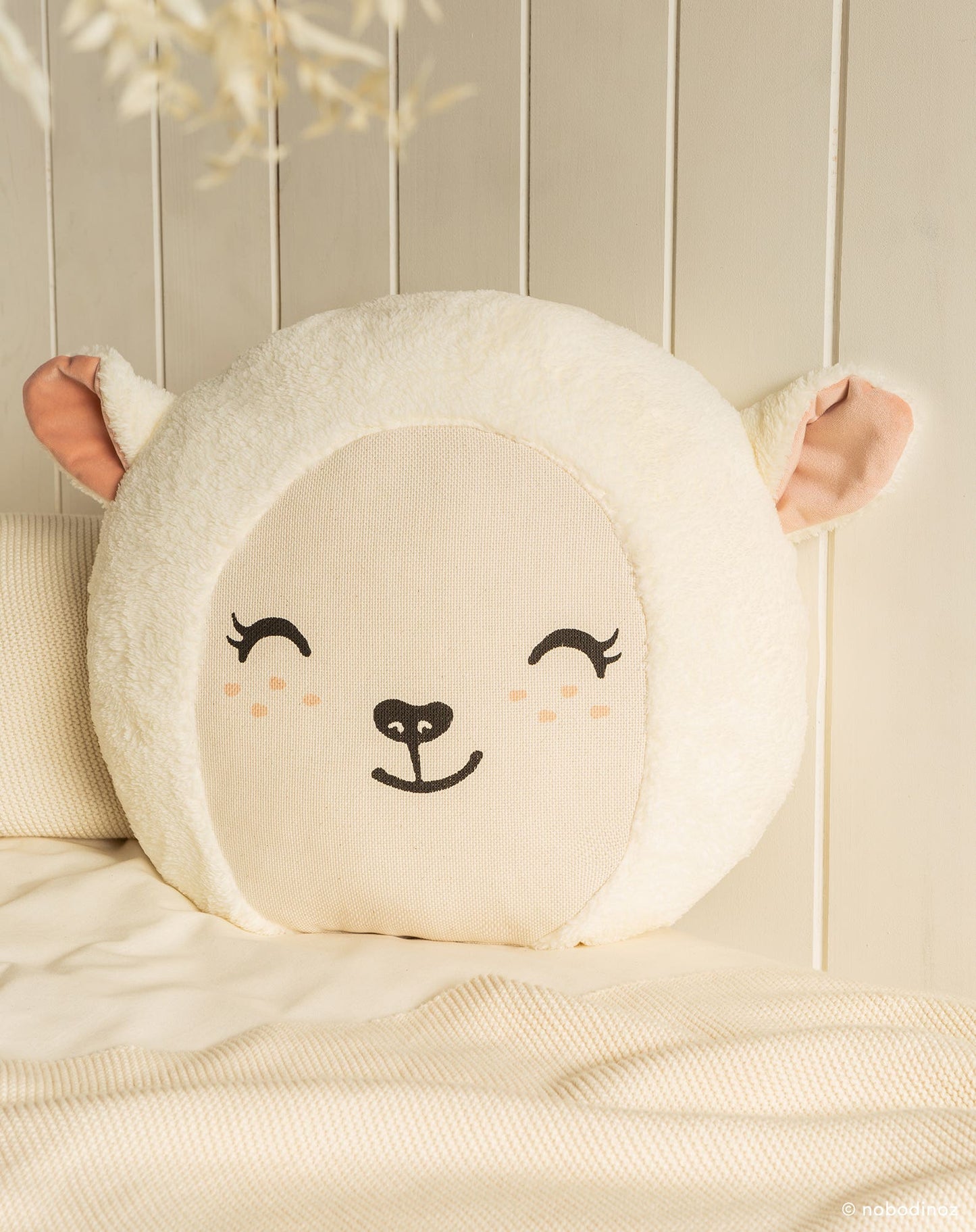 SHEEP CUSHION 40X38X10 NATURAL