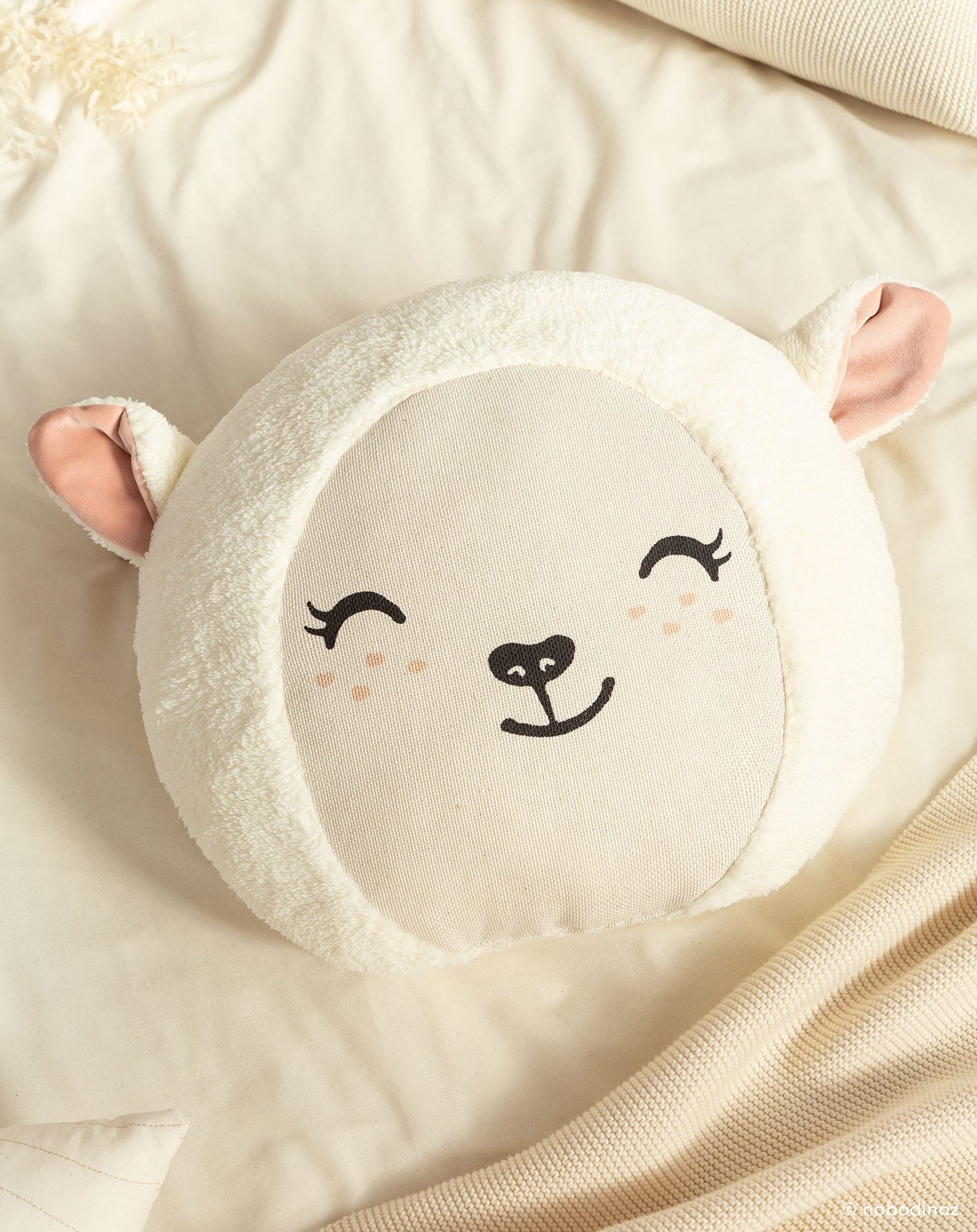 SHEEP CUSHION 40X38X10 NATURAL
