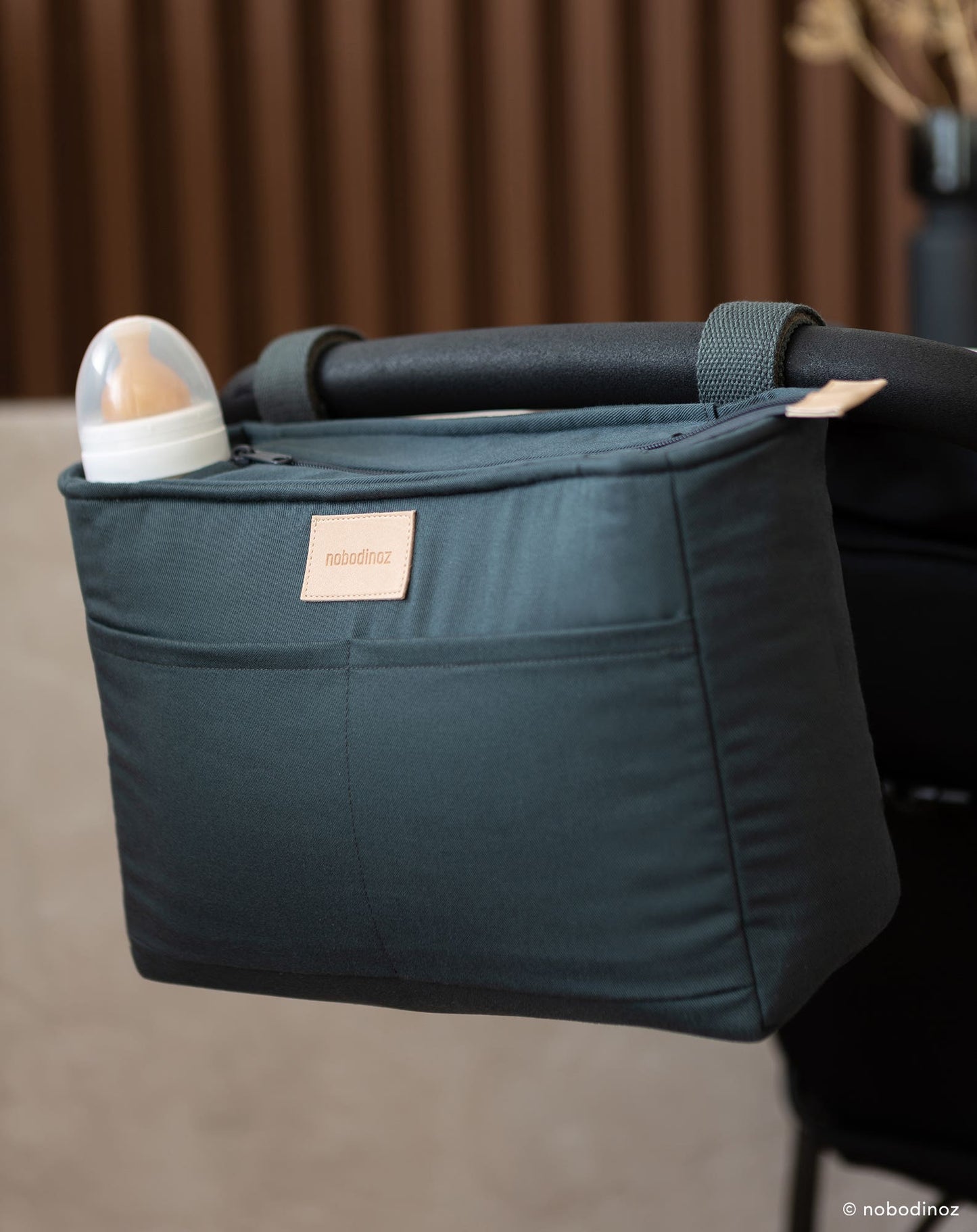 Baby on the go waterproof stroller organizer CARBON BLUE