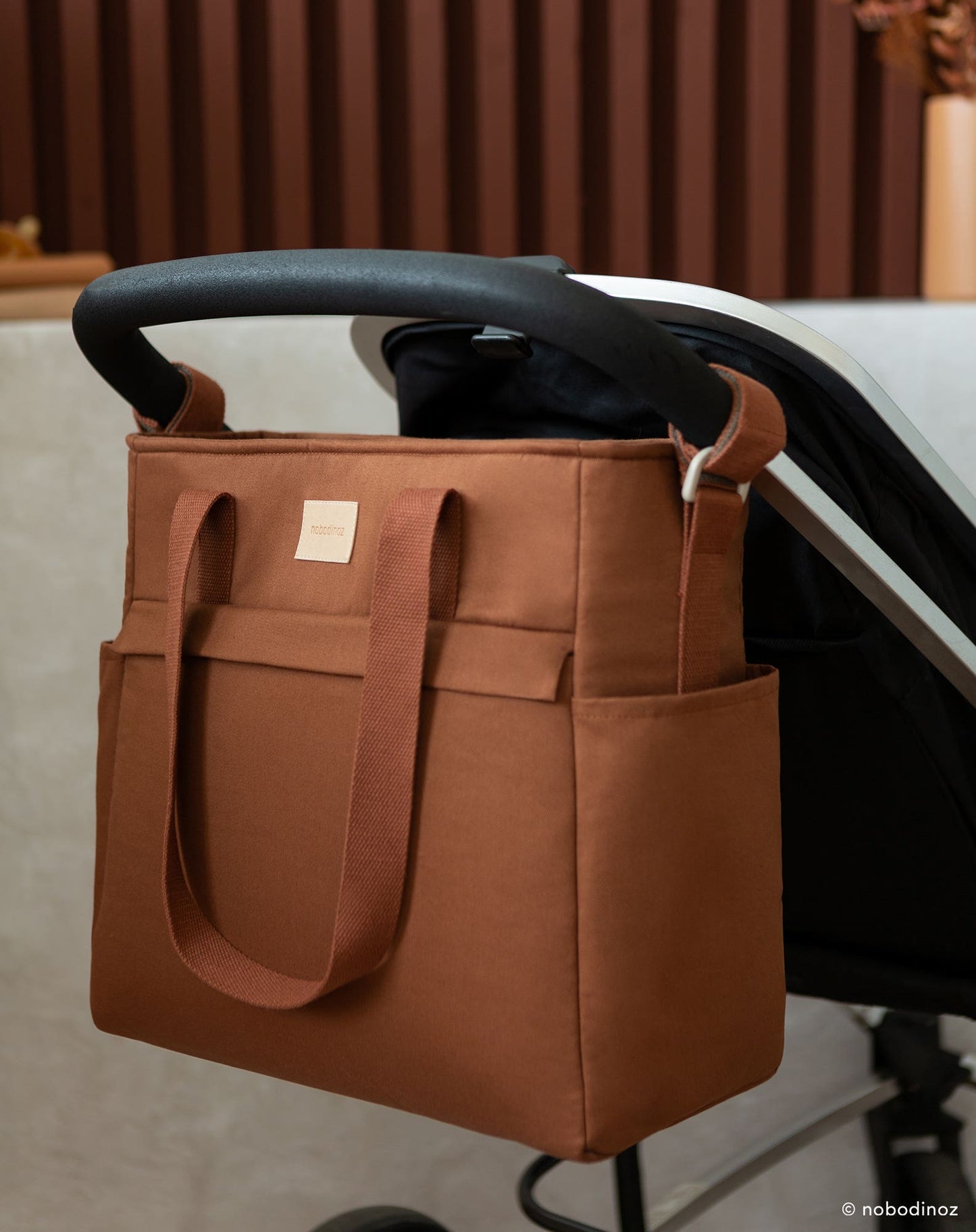 Baby on the go waterproof changing bag CLAY BROWN