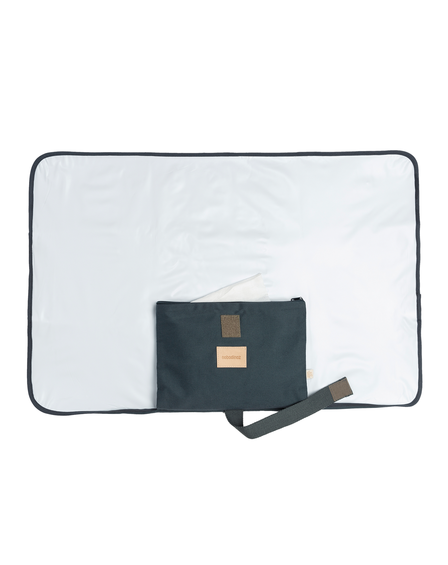 Baby on the go waterproof changing pad CARBON BLUE