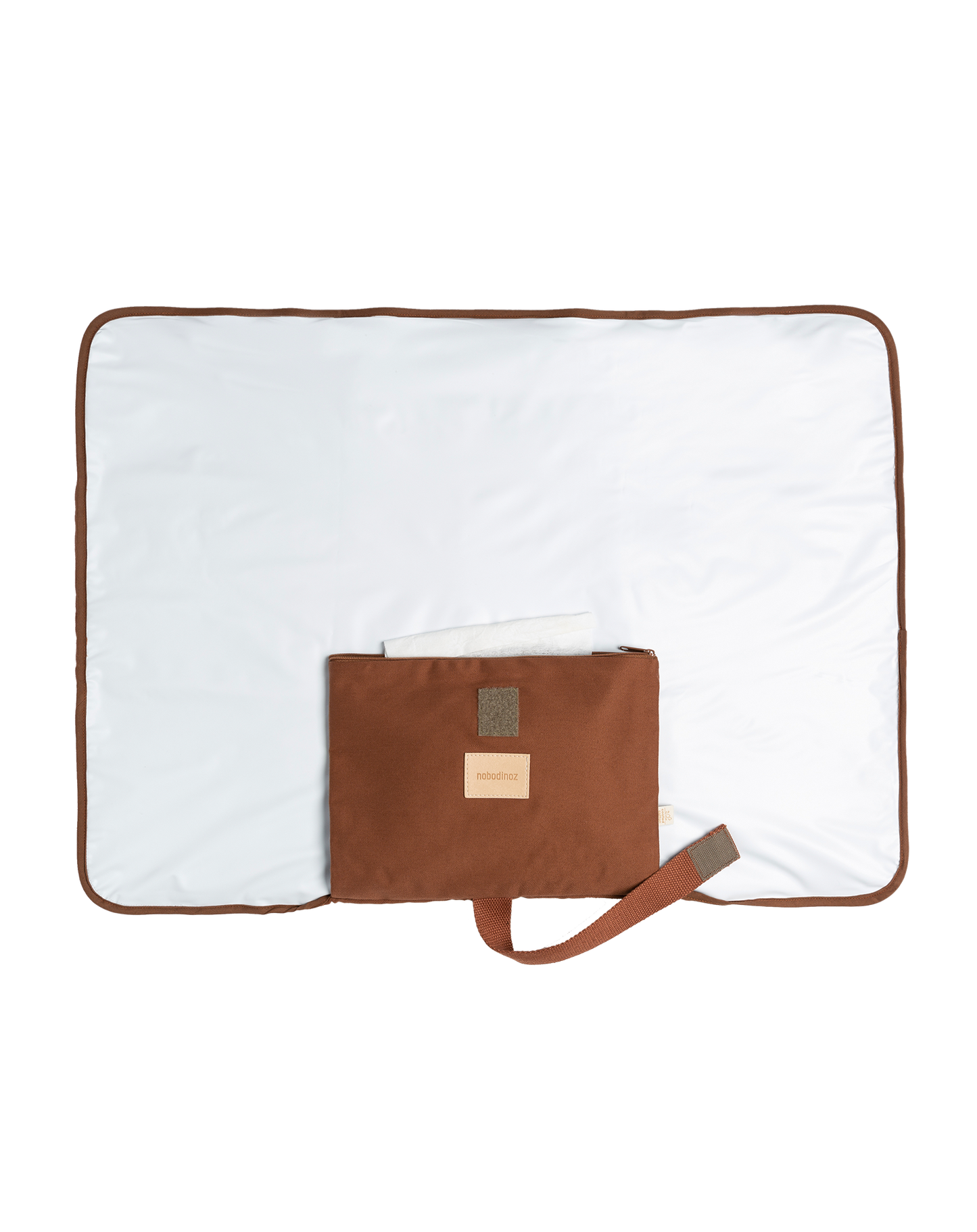 Baby on the go waterproof changing pad CLAY BROWN