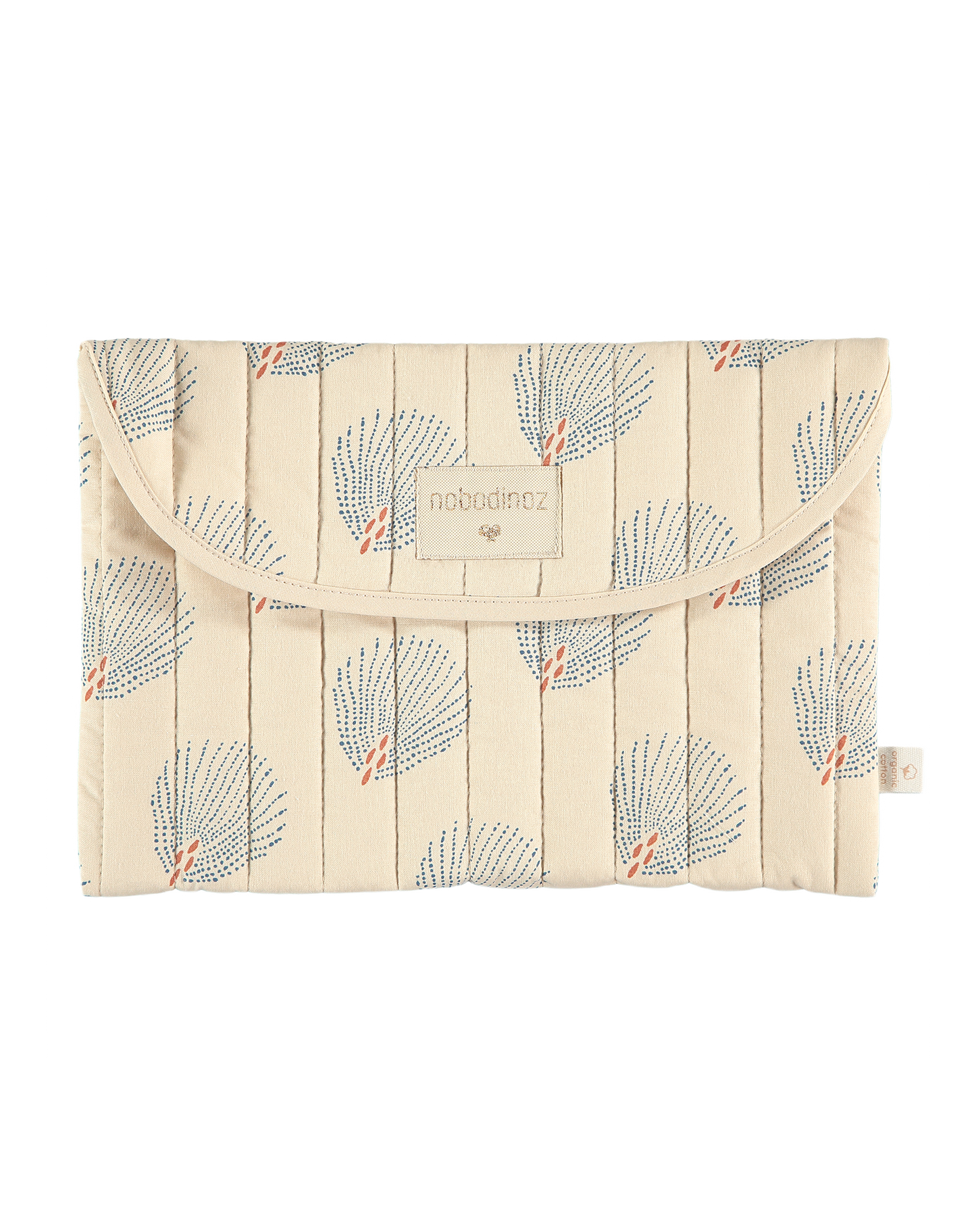 Bagatelle pouch 19X27 Blue gatsby cream