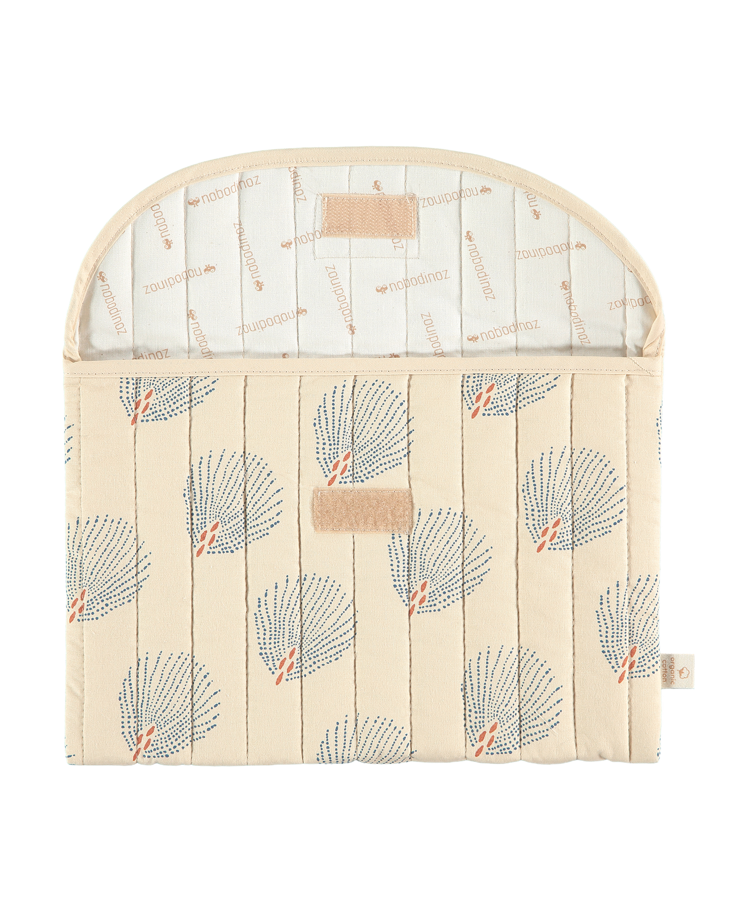 Bagatelle pouch 19X27 Blue gatsby cream