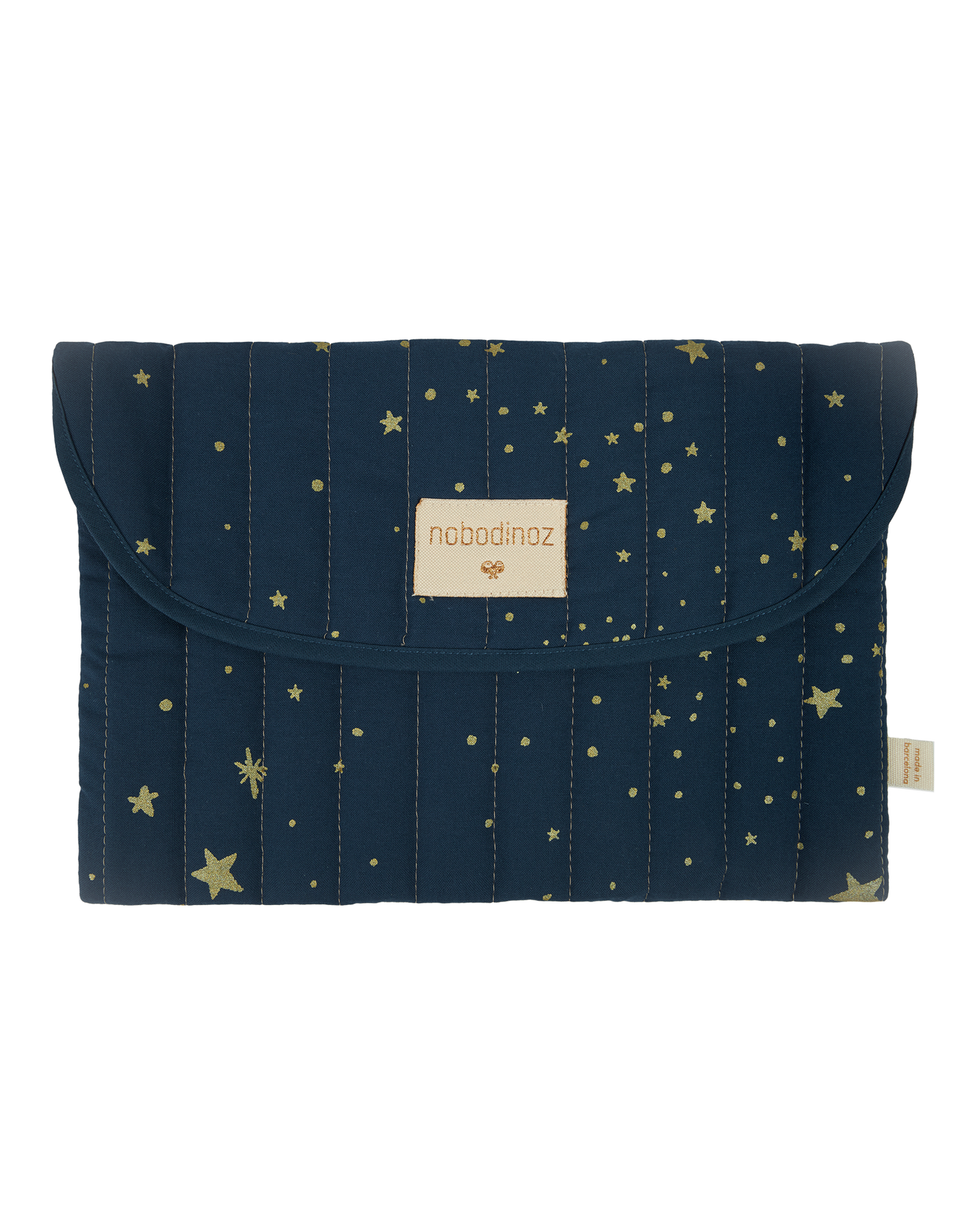 BAGATELLE POUCH 19X27 Gold Stella night blue