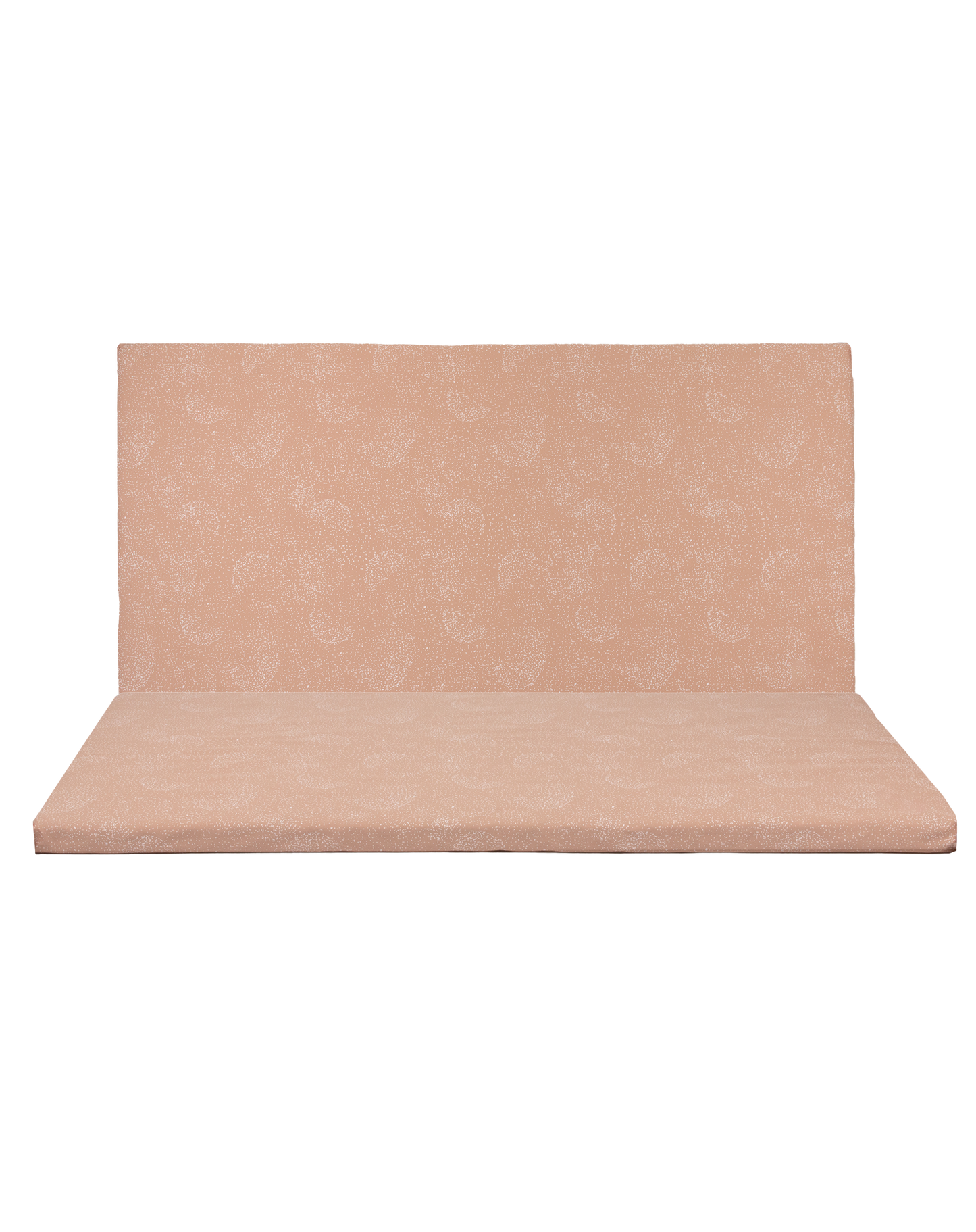Bebop foldable eco floor mat-WHITE BUBBLE/ MISTY PINK