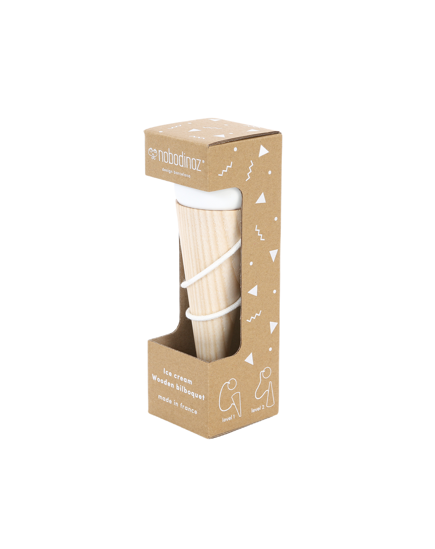 Bilboquet blanco