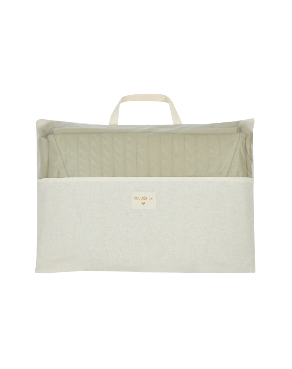 GROWING GREEN BABY BOUNCER COVER Laurel green