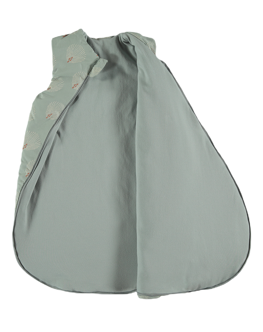 Cocoon mid-season sleeping bag 0-6 M-WHITE GATSBY/ ANTIQUE GREEN