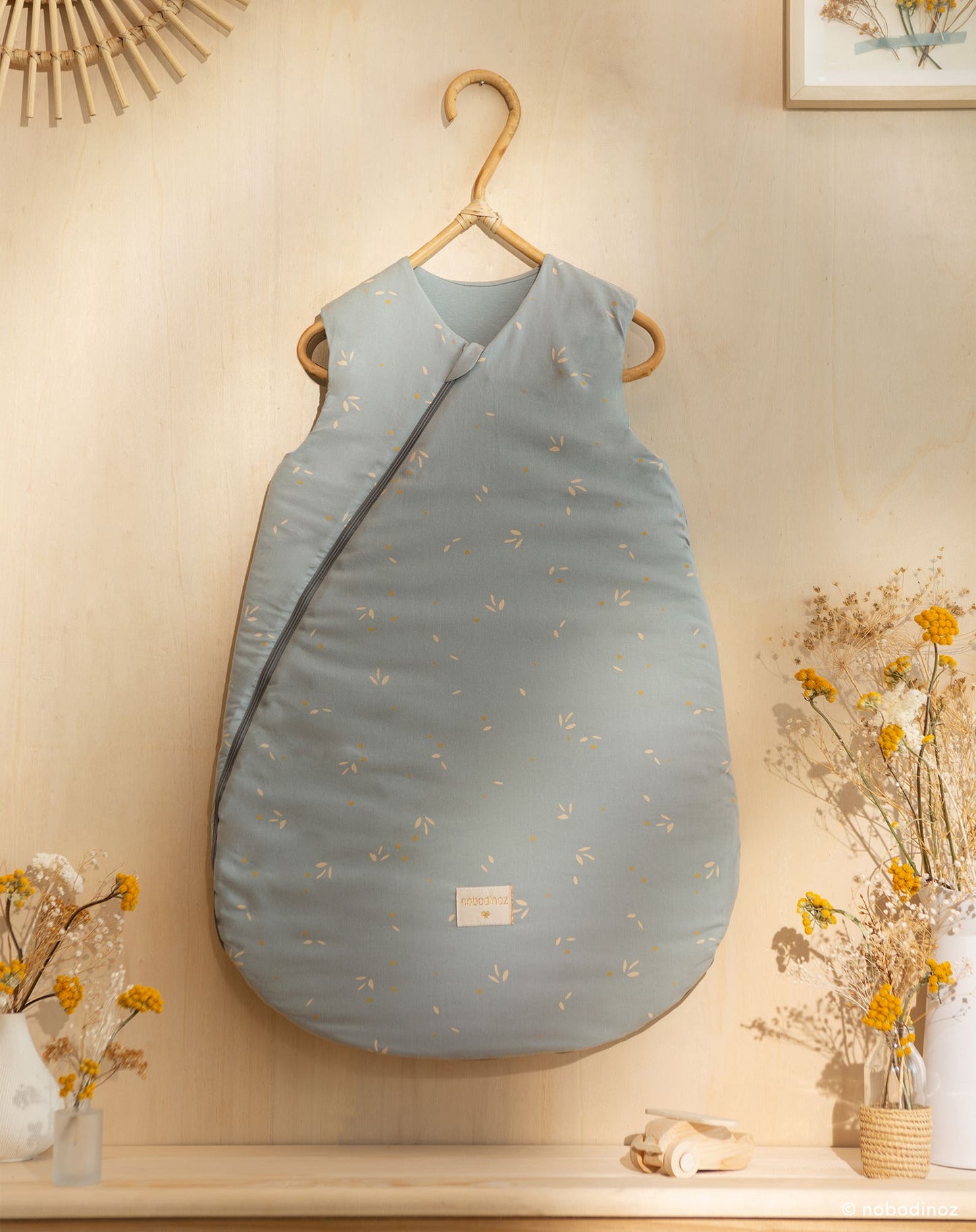 Cocoon mid-season sleeping bag 0-6 M WILLOW SOFT BLUE