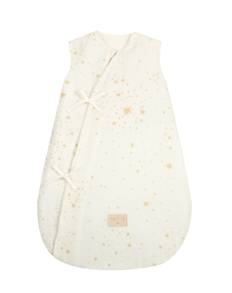 New DREAMY SUMMER SLEEPING BAG 6-18 MONTHS Gold Stella White