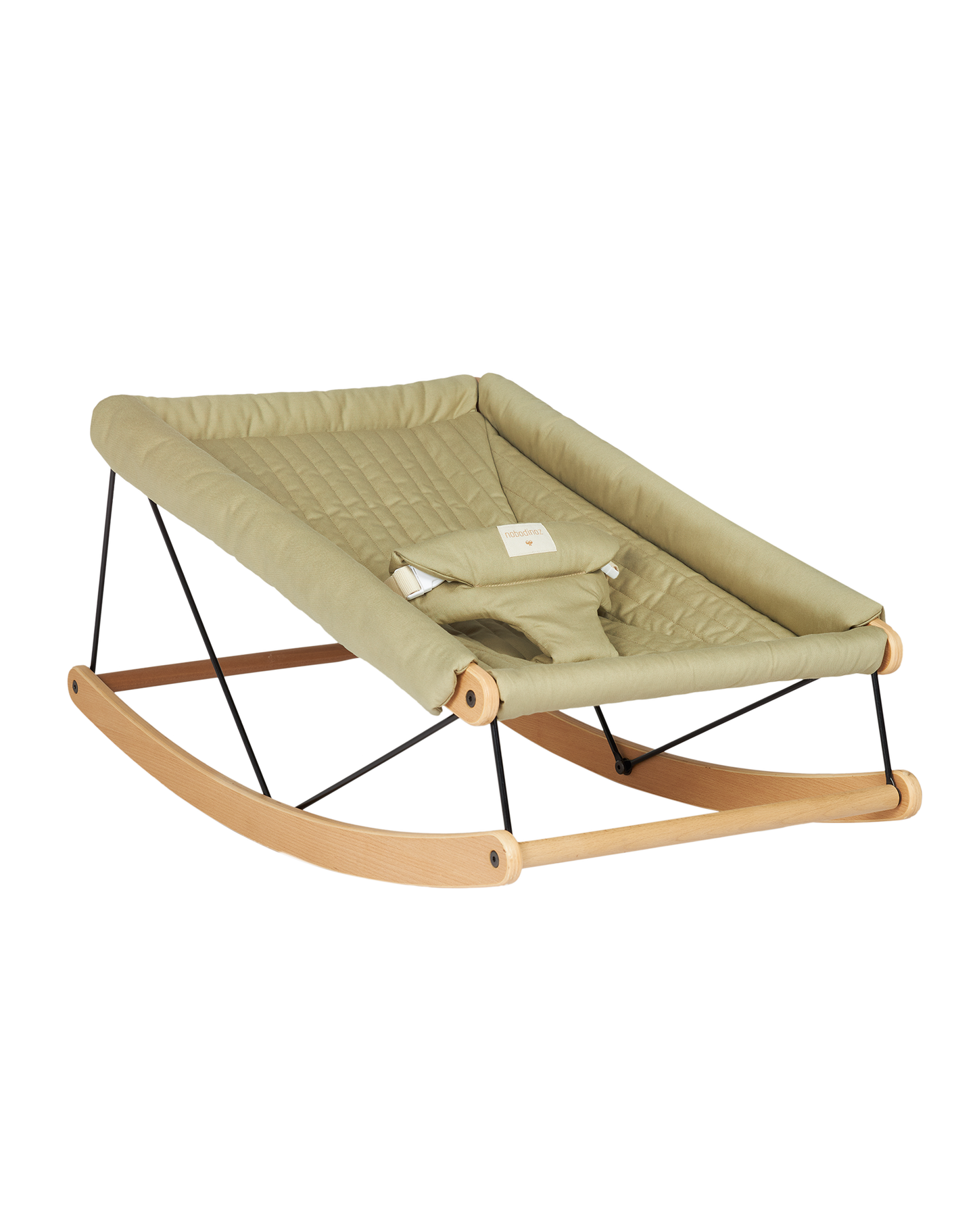 GROWING GREEN BABY BOUNCER COVER Laurel green