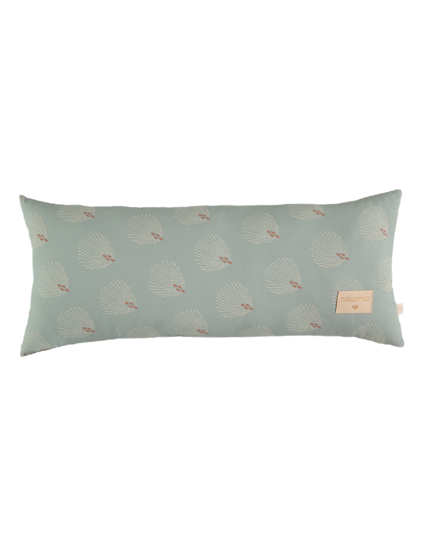 Hardy Long cushion 22X52-WHITE GATSBY/ ANTIQUE GREEN