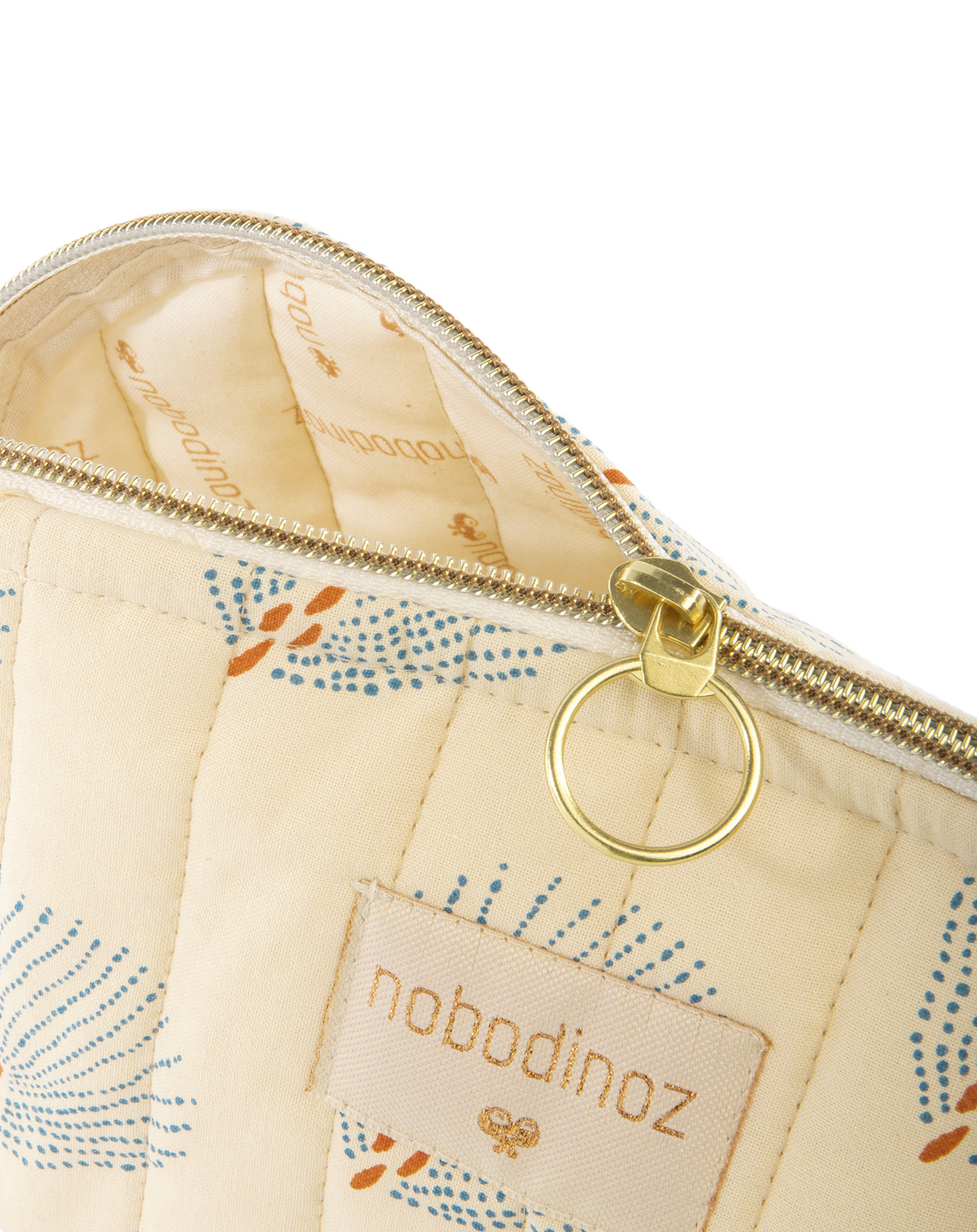 Holiday vanity case Large 18X23-BLUE GATSBY/ CREAM