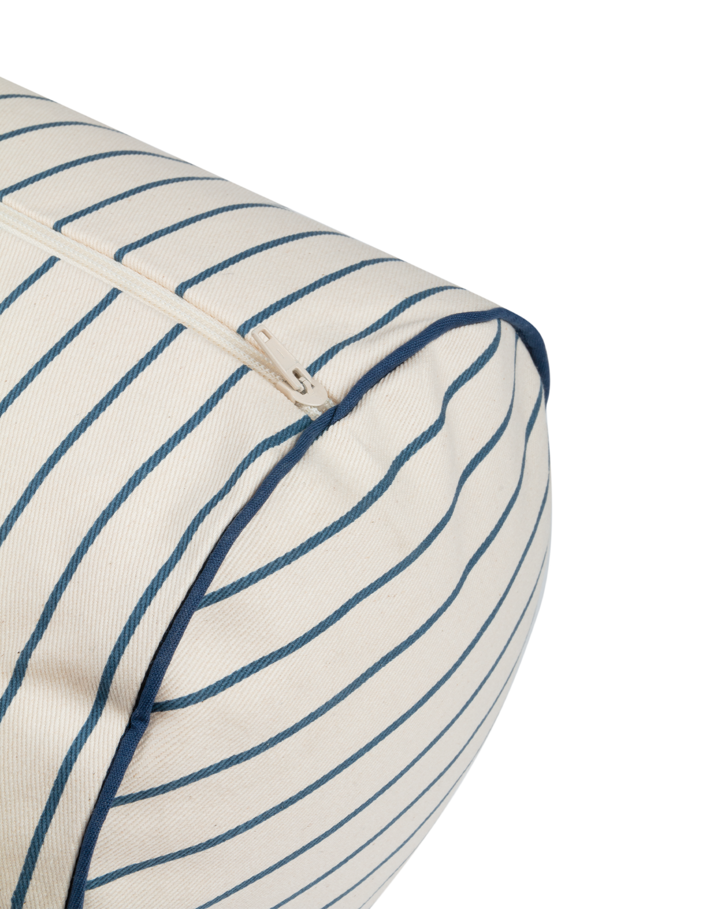 JAVèCUSHION 50 x ?18 blue thin stripes Natural