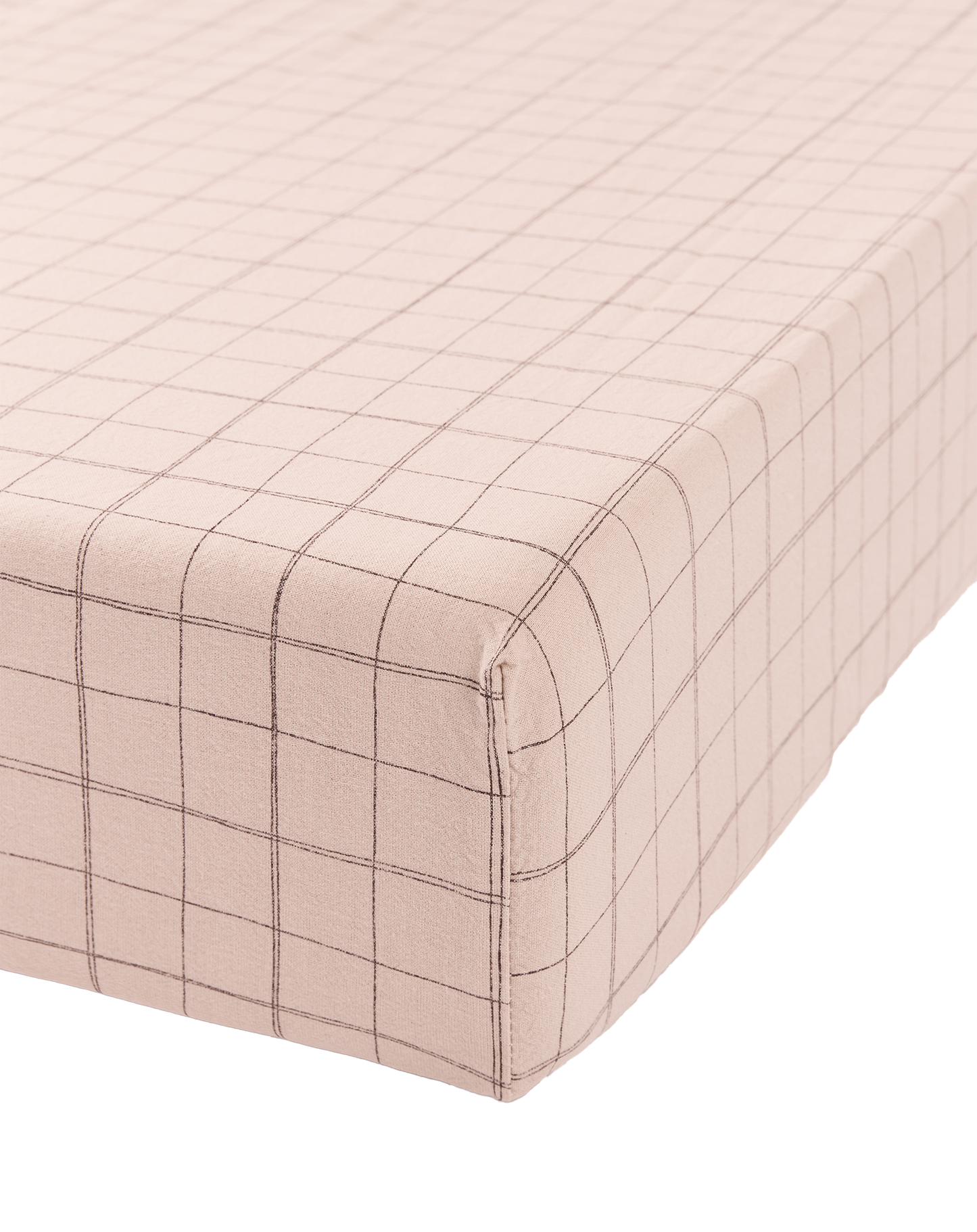 L1N0 baby fitted sheet in washed organic cotton