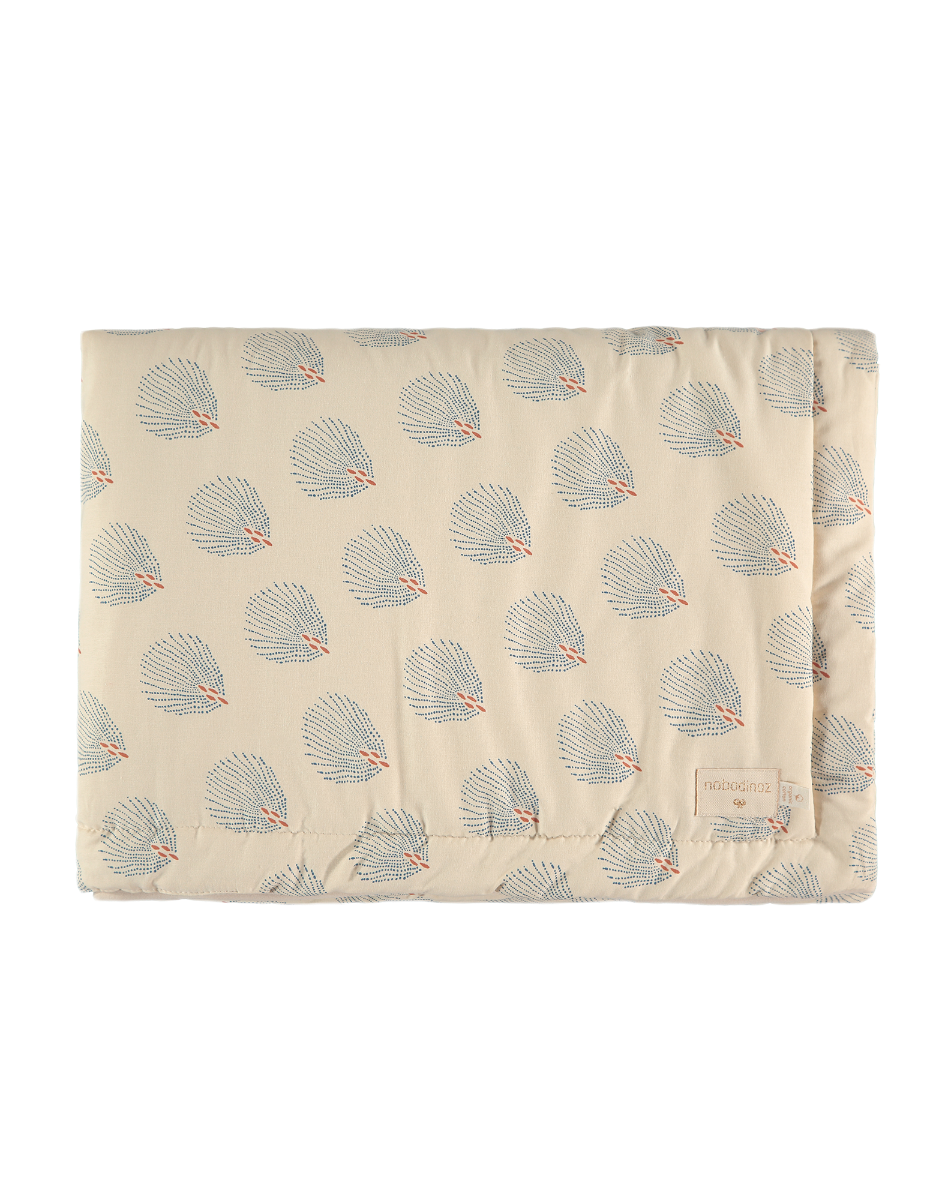 Laponia blanket Mini 70X70-BLUE GATSBY/ CREAM