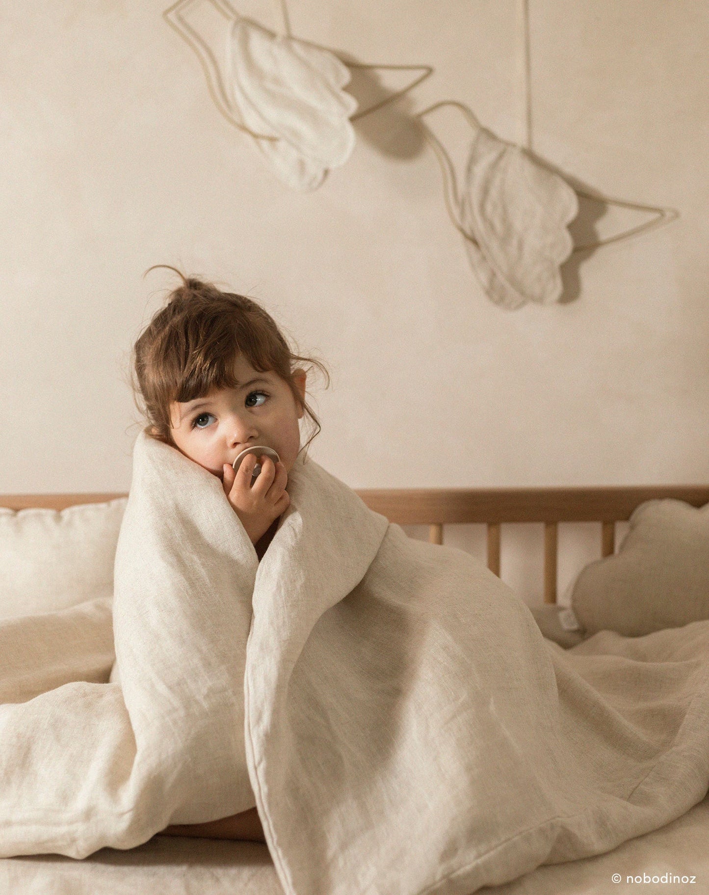Housse de couette berceau Lin français