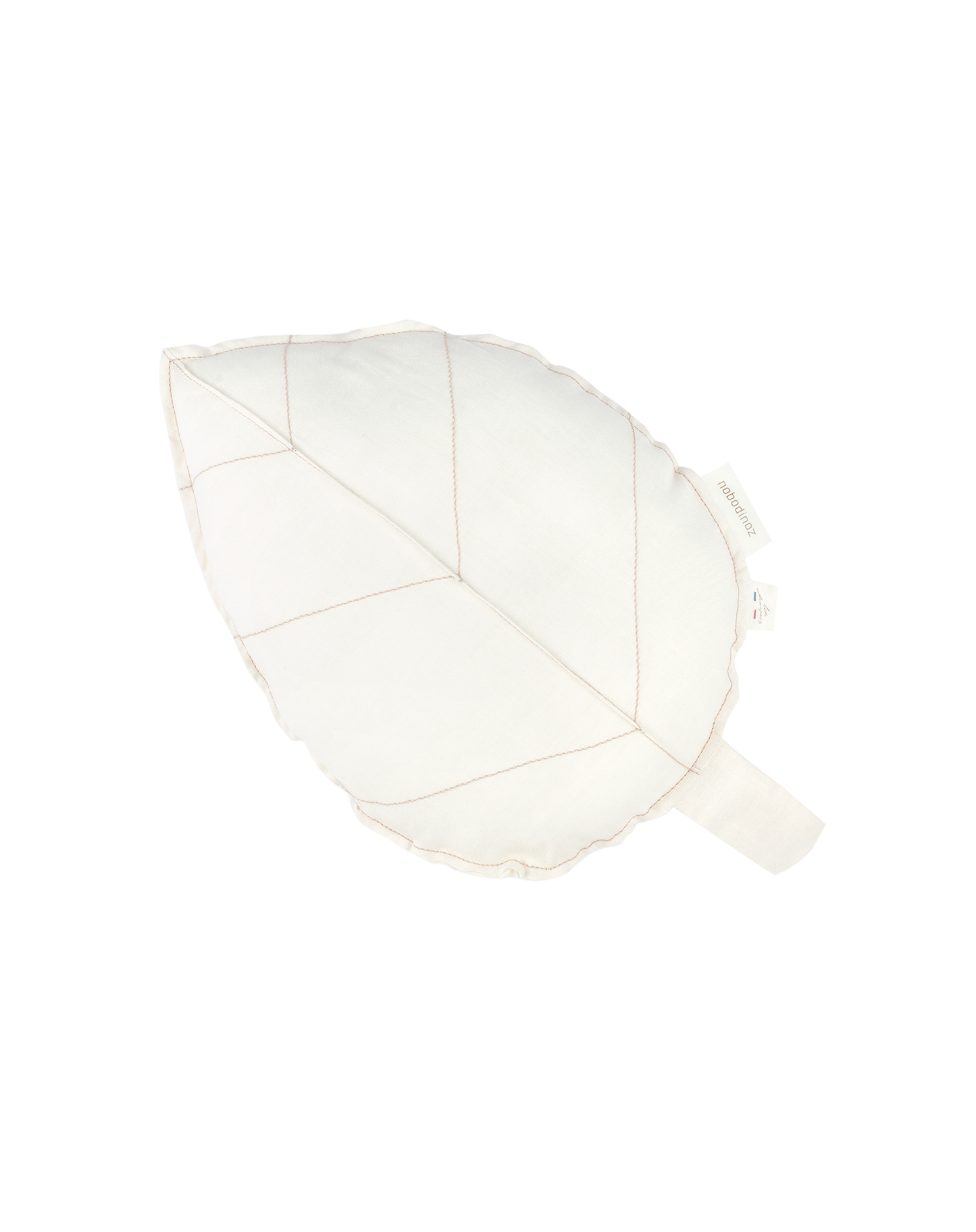 Coussin feuille L1N0 en lin français