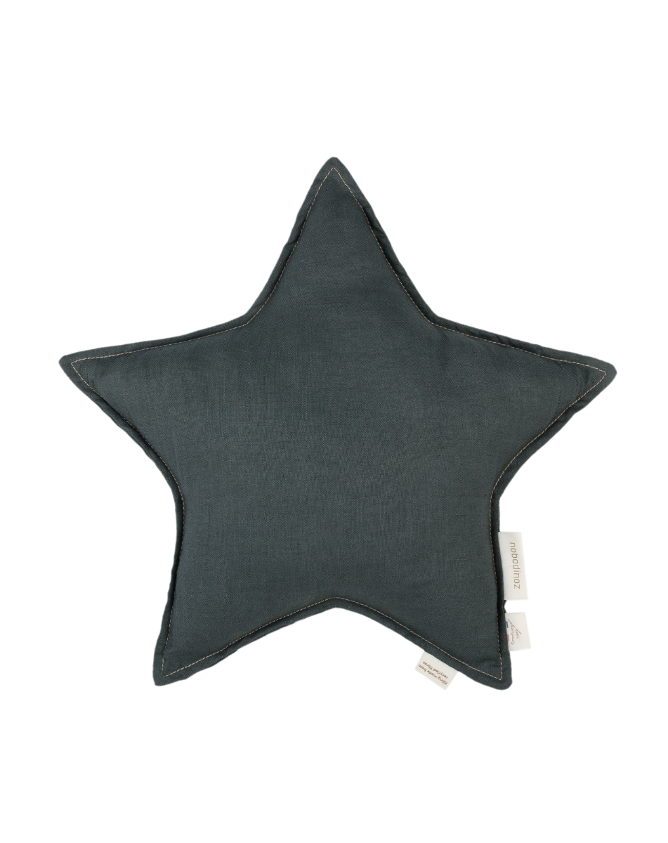 Coussin Étoile L1N0 en lin français