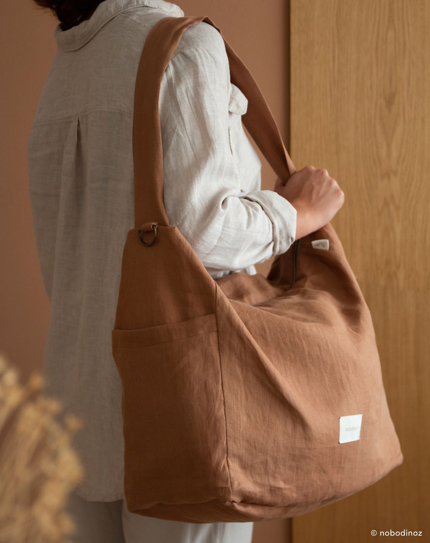 Lin français sac pour poussette