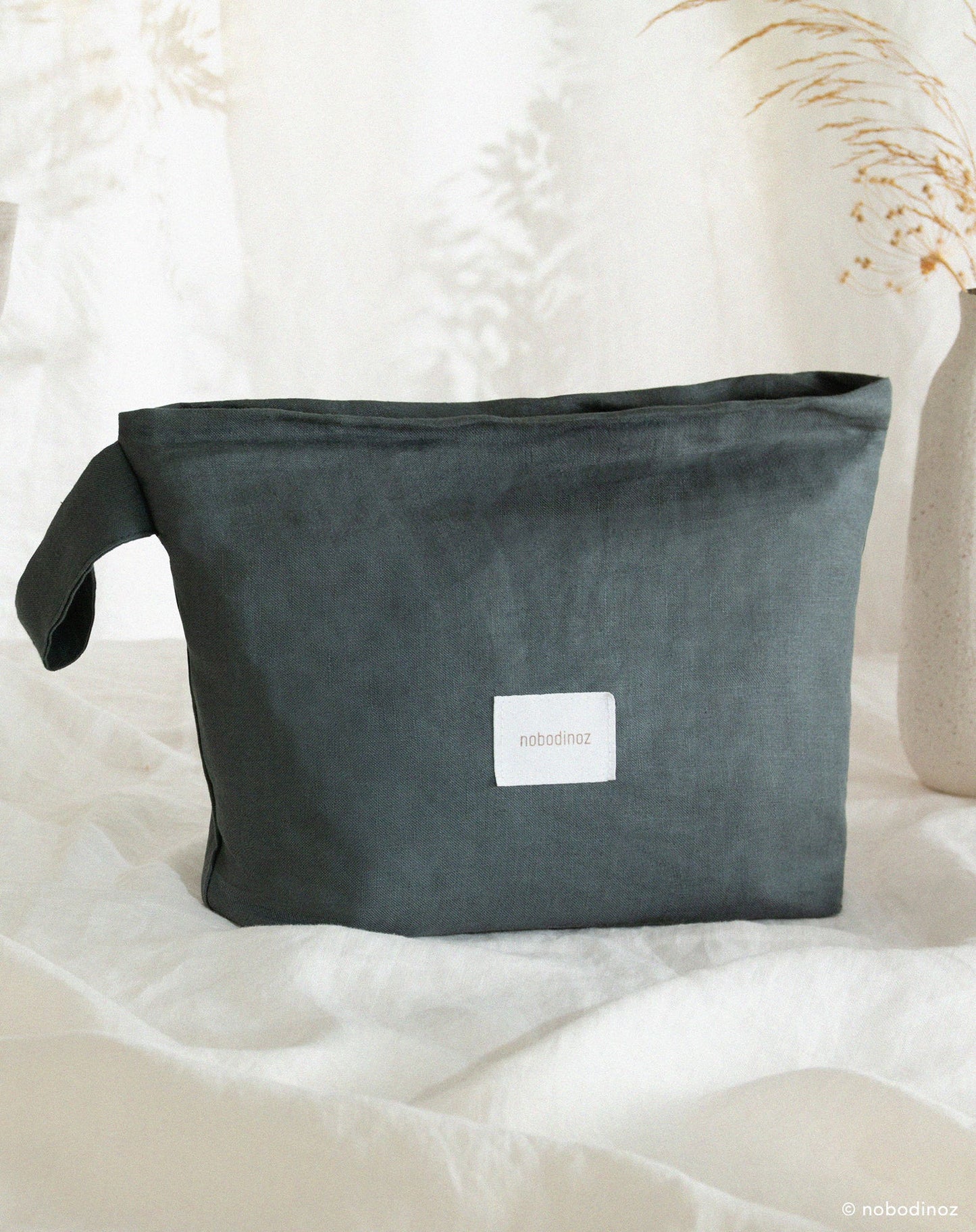 Trousse de toilette L1N0 en lin français