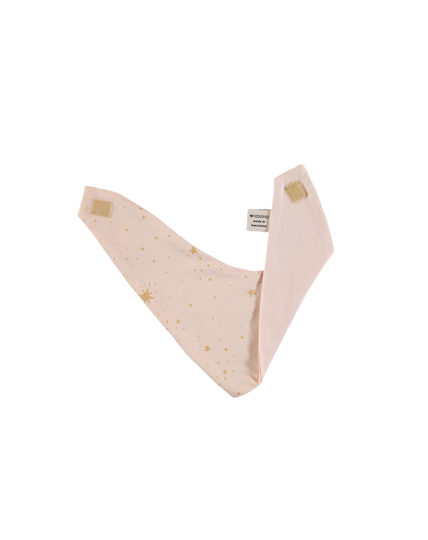 LUCKY BANDANA BIB GOLD STELLA NATURAL