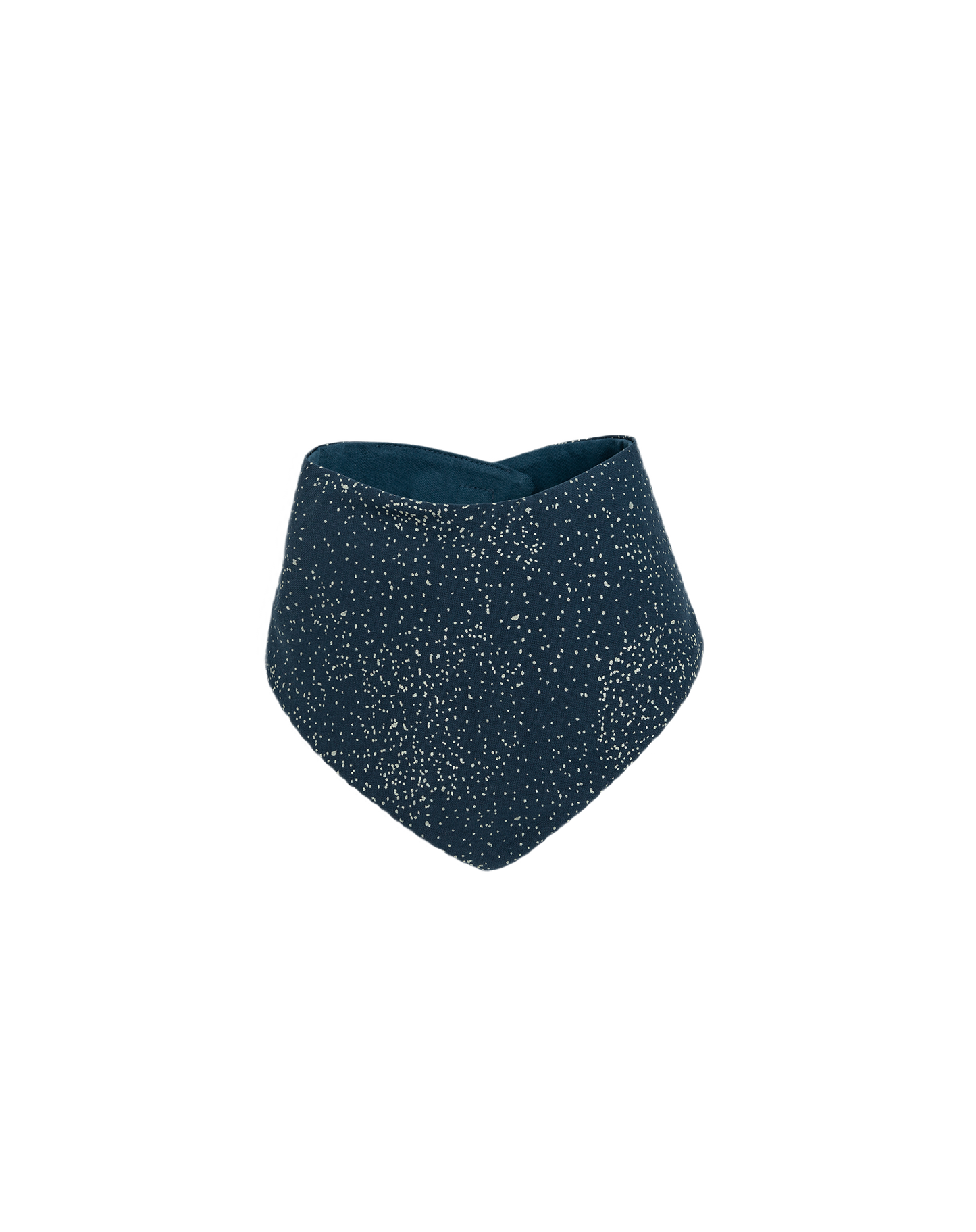 LUCKY BANDANA BIB GOLD BUBBLE NIGHT BLUE