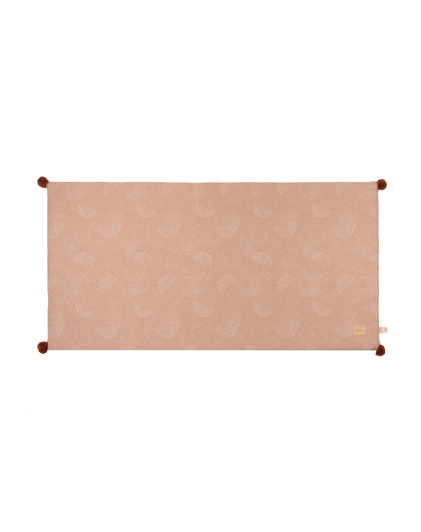 Majestic eco floor mat-WHITE BUBBLE/ MISTY PINK