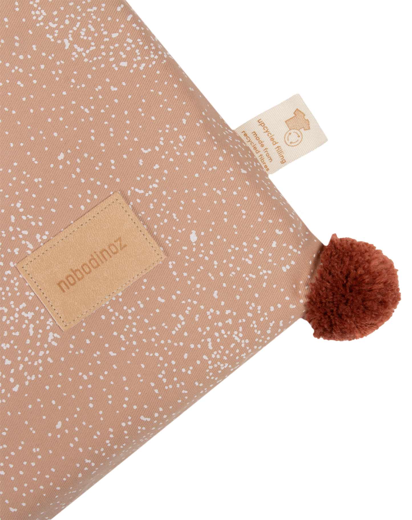 Majestic eco floor mat-WHITE BUBBLE/ MISTY PINK