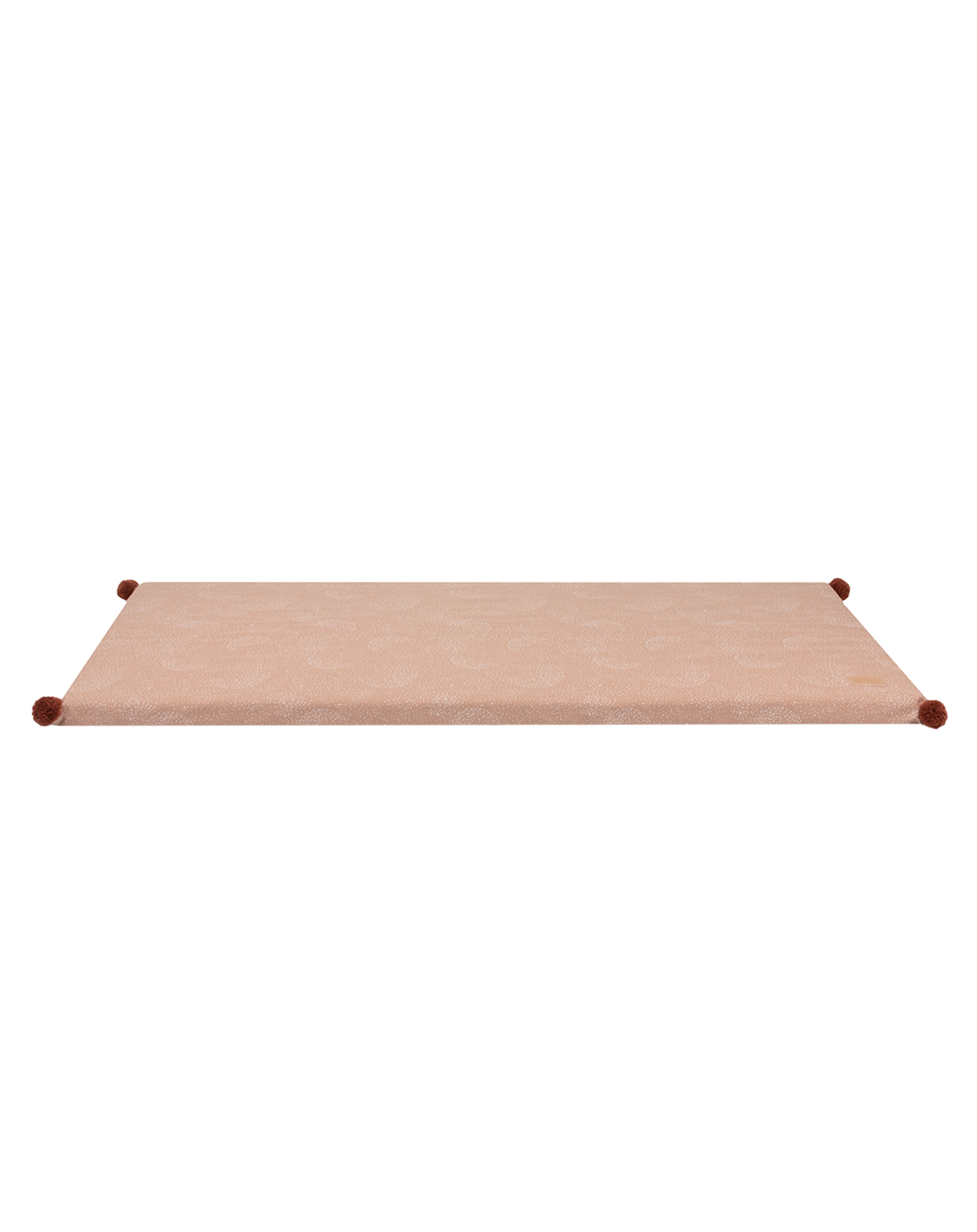 Majestic eco floor mat-WHITE BUBBLE/ MISTY PINK