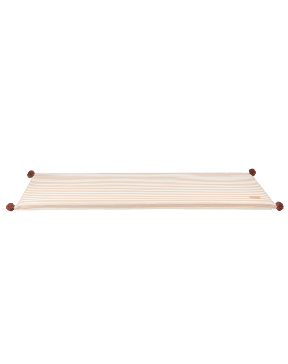 MAJESTIC ECO FLOOR MAT 120X60X4 TAUPE STRIPES/ NATURAL