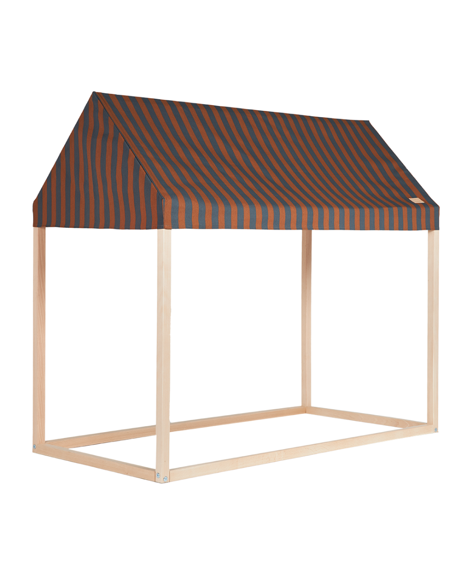 KIT MAJESTIC PLAYHOUSE BLUE BROWN STRIPES
