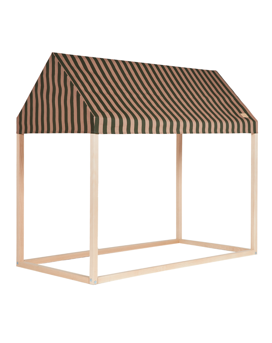 KIT MAJESTIC PLAYHOUSE GREEN TAUPE STRIPES