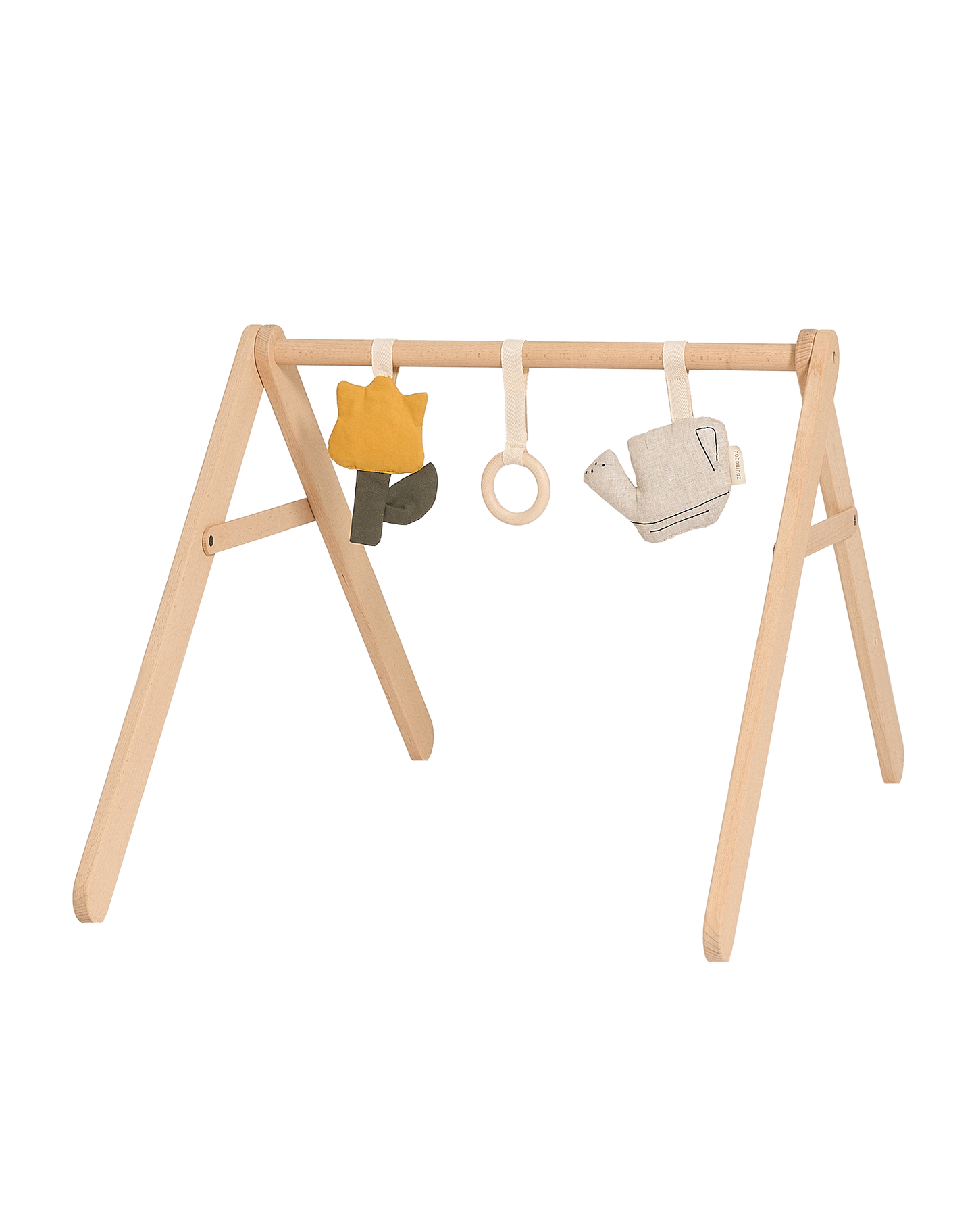 Arche d'éveil en bois et ses jouets playground