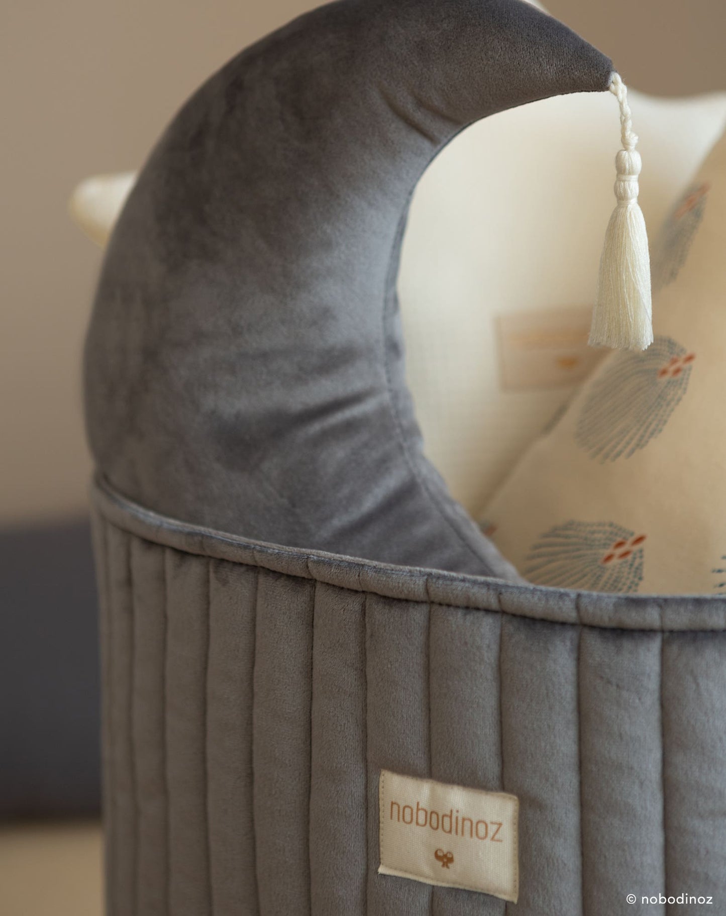 Grand panier de rangement Eco-velvet