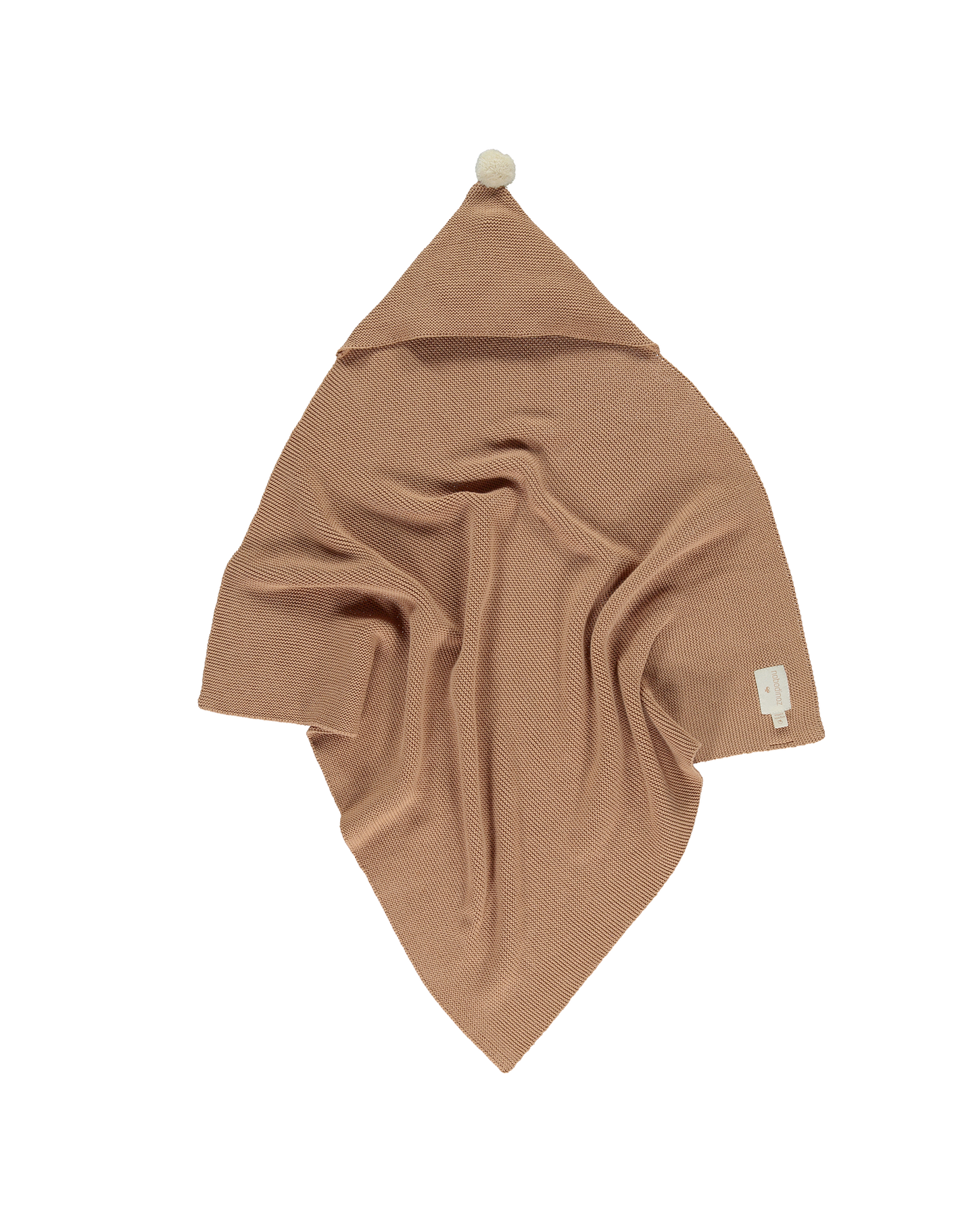 So natural knitted baby cape