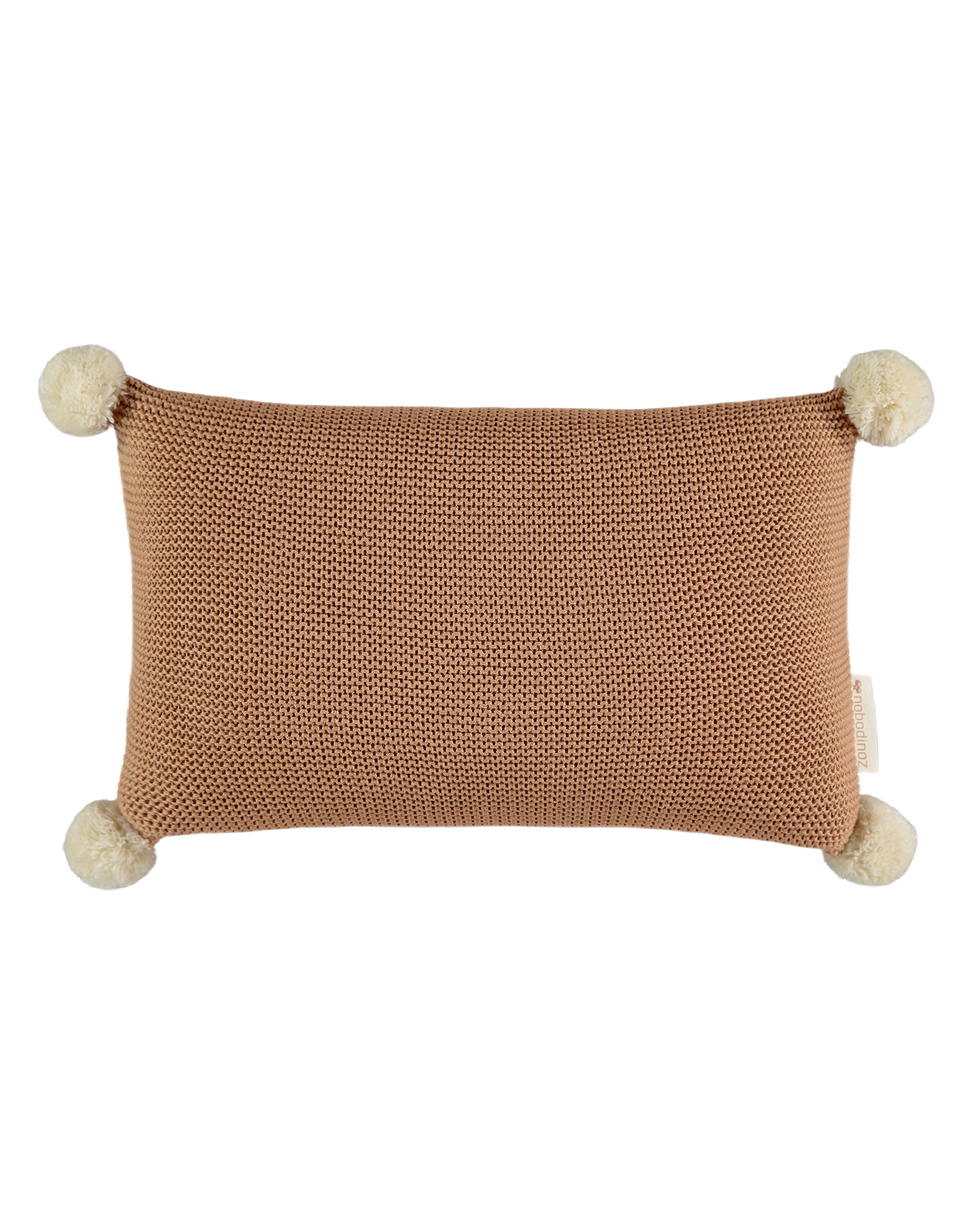 SO NATURAL KNITTED CUSHION 22X35-BISCUIT