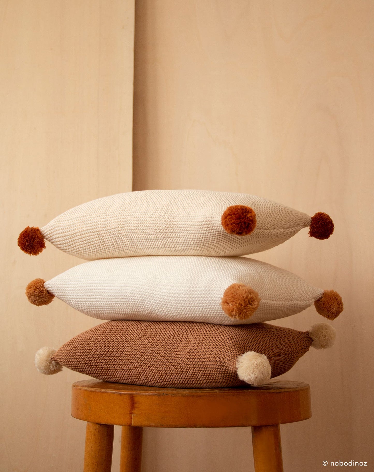 SO NATURAL KNITTED CUSHION 22X35-NATURAL