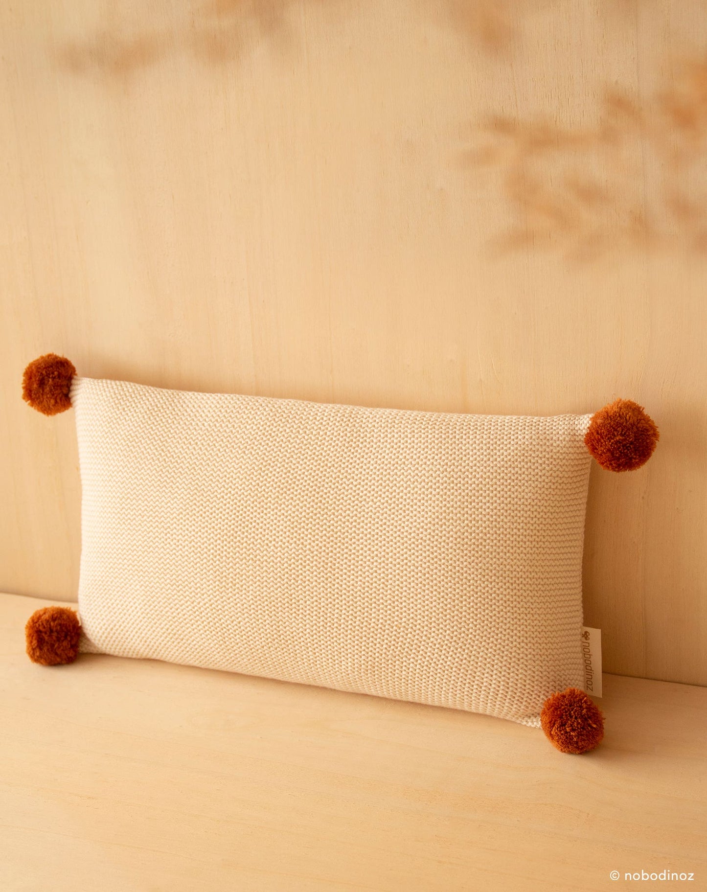 SO NATURAL KNITTED CUSHION 22X35-NATURAL