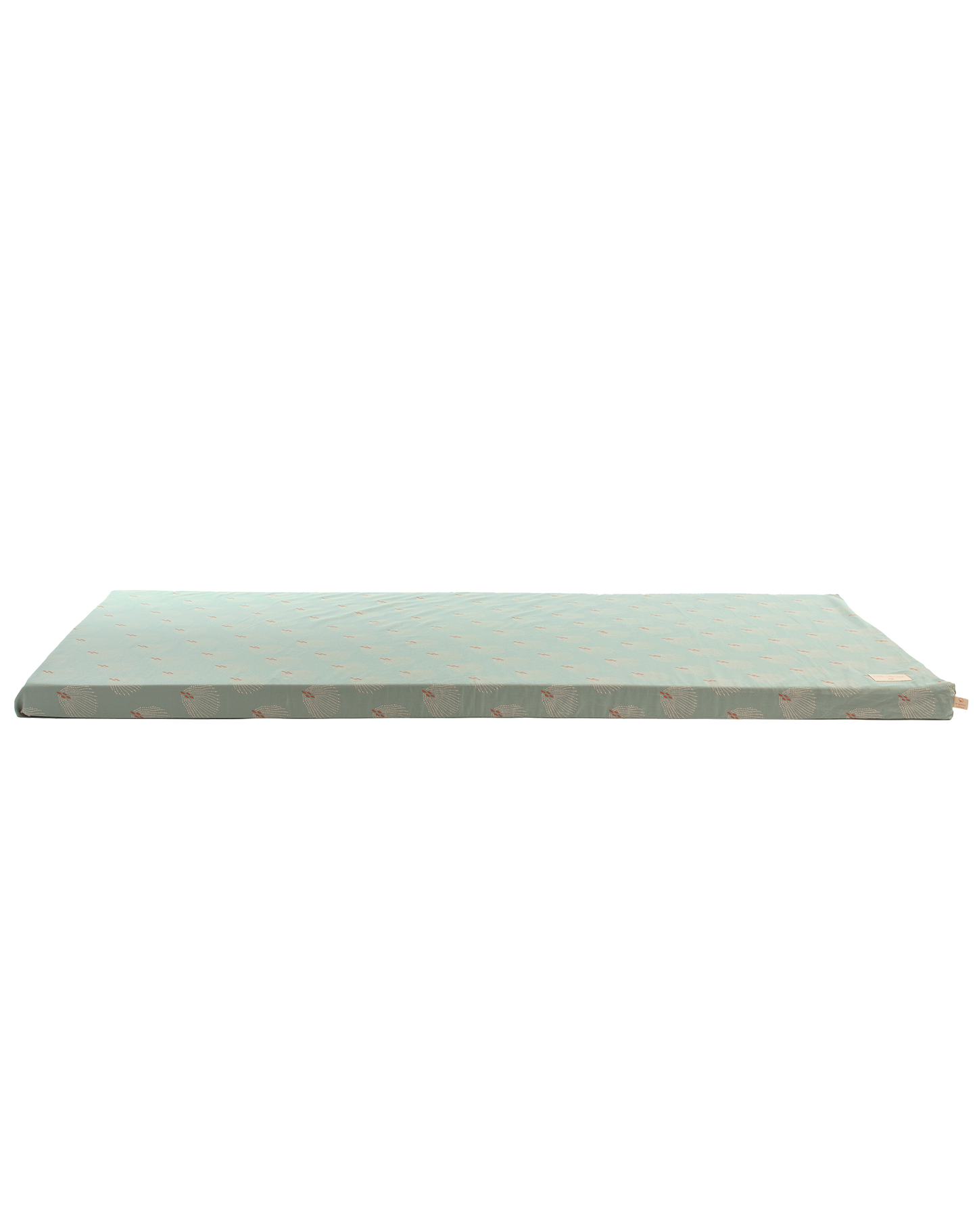 St Barth mattress 60X120X4-WHITE GATSBY/ ANTIQUE GREEN