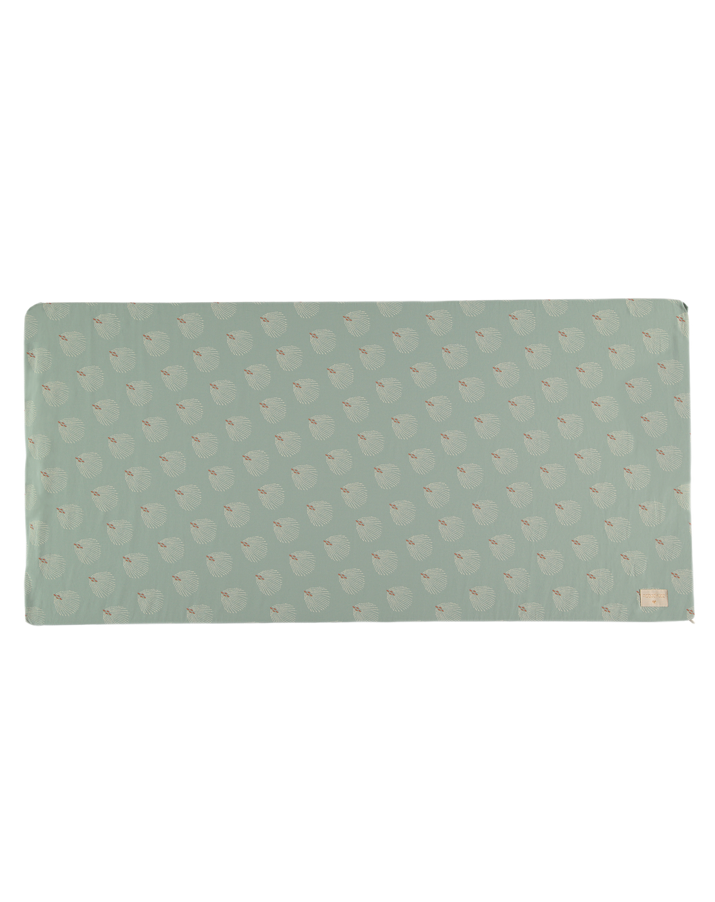 St Barth mattress 60X120X4-WHITE GATSBY/ ANTIQUE GREEN