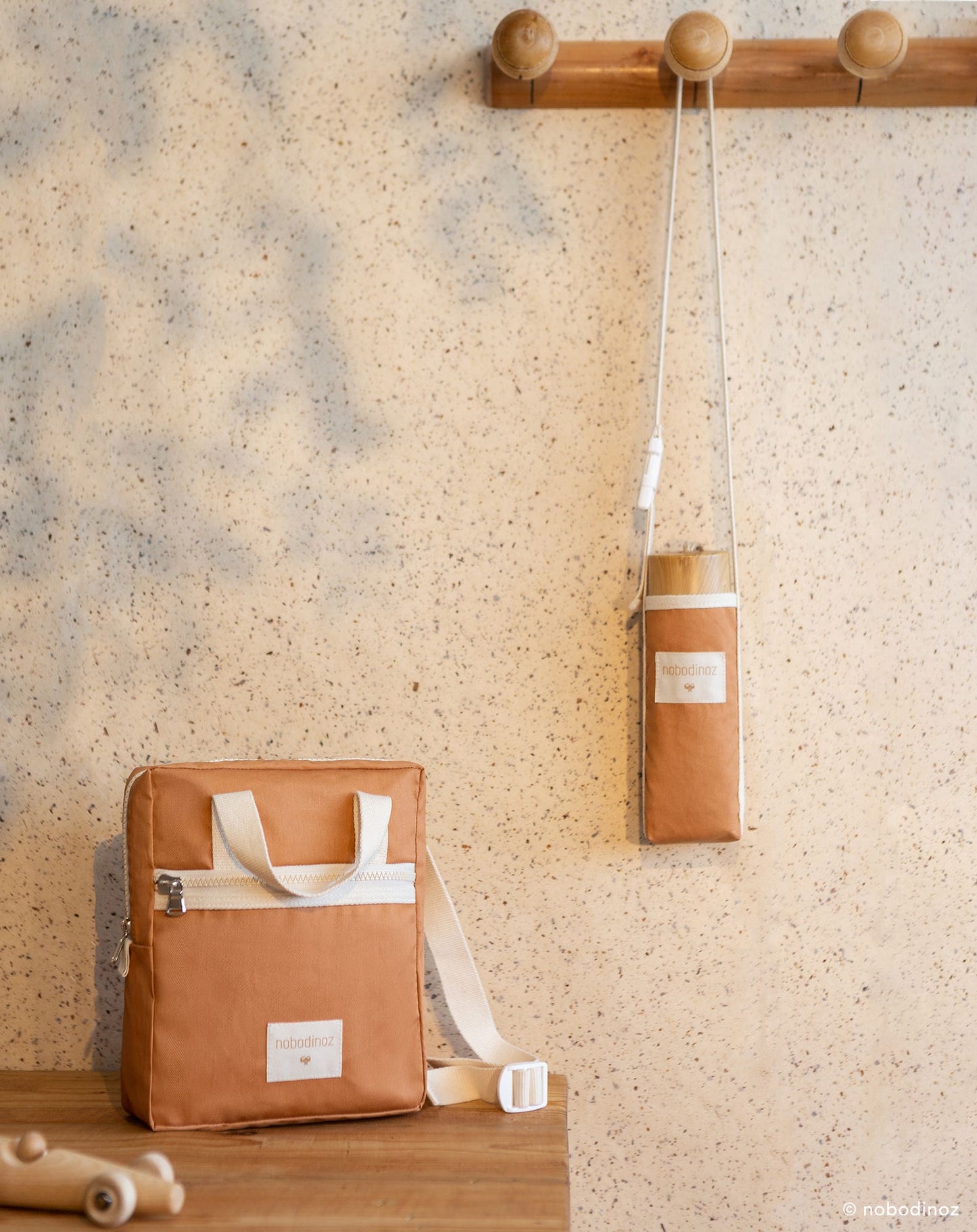 Sunshine bottle holder 6x18x6 cinnamon