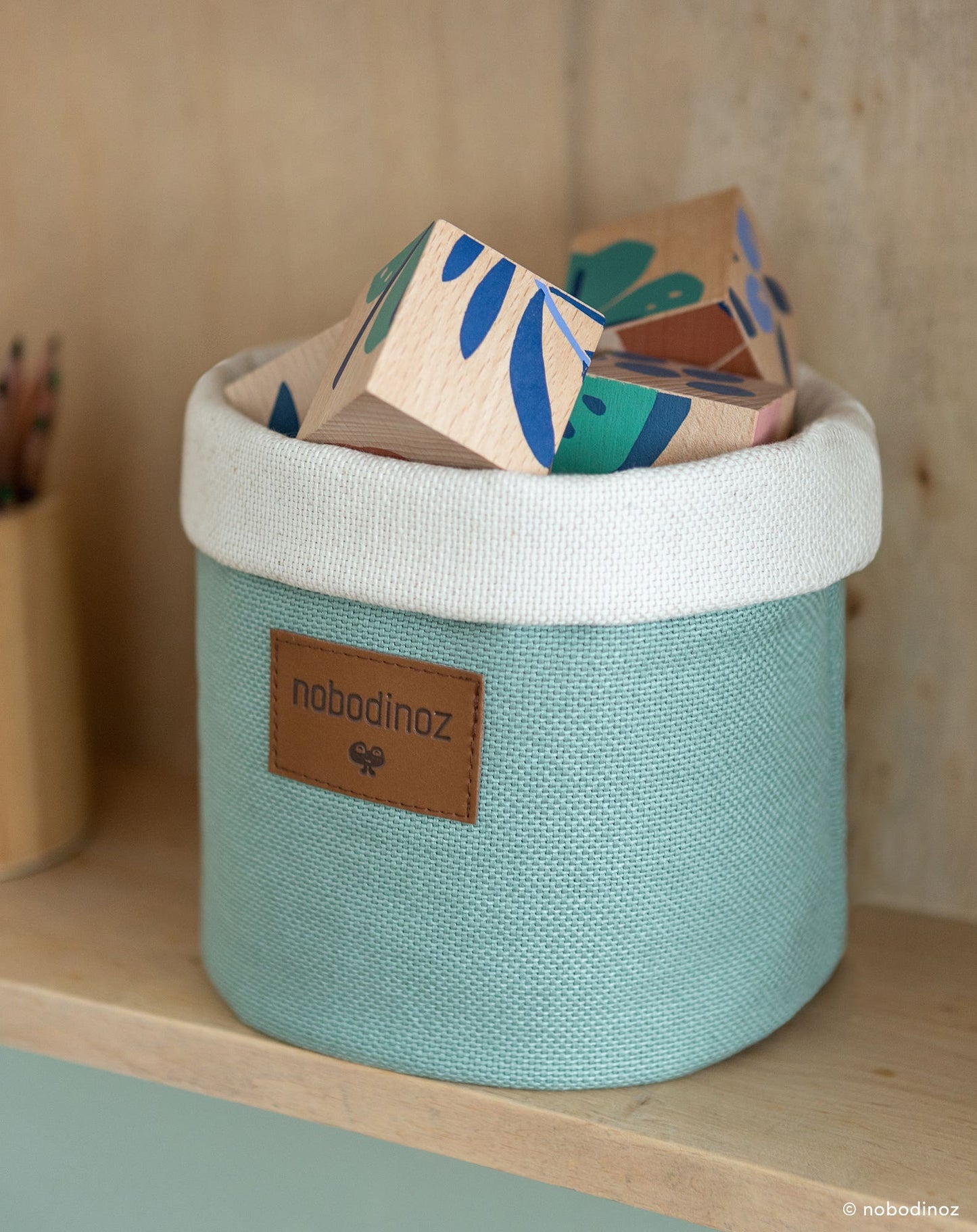 Tango basket medium eden green