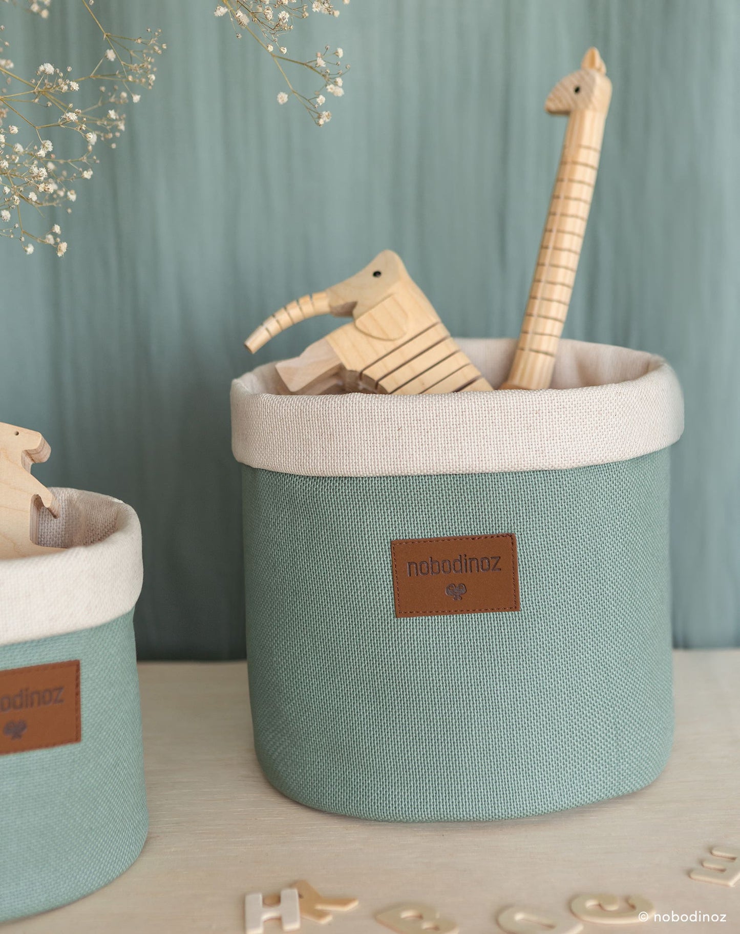Tango basket medium eden green