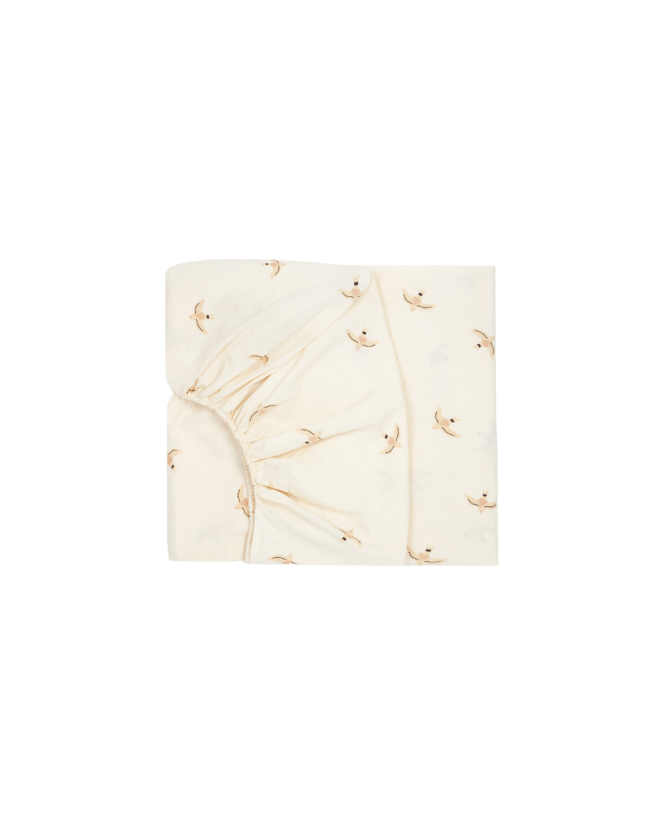 Tibet sheet single 90X200X30-NUDE HAIKU BIRD